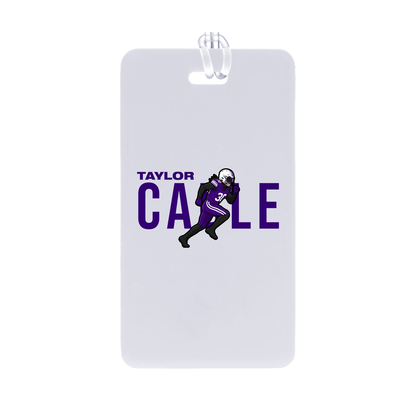Bag Tag — Player Name in Classic