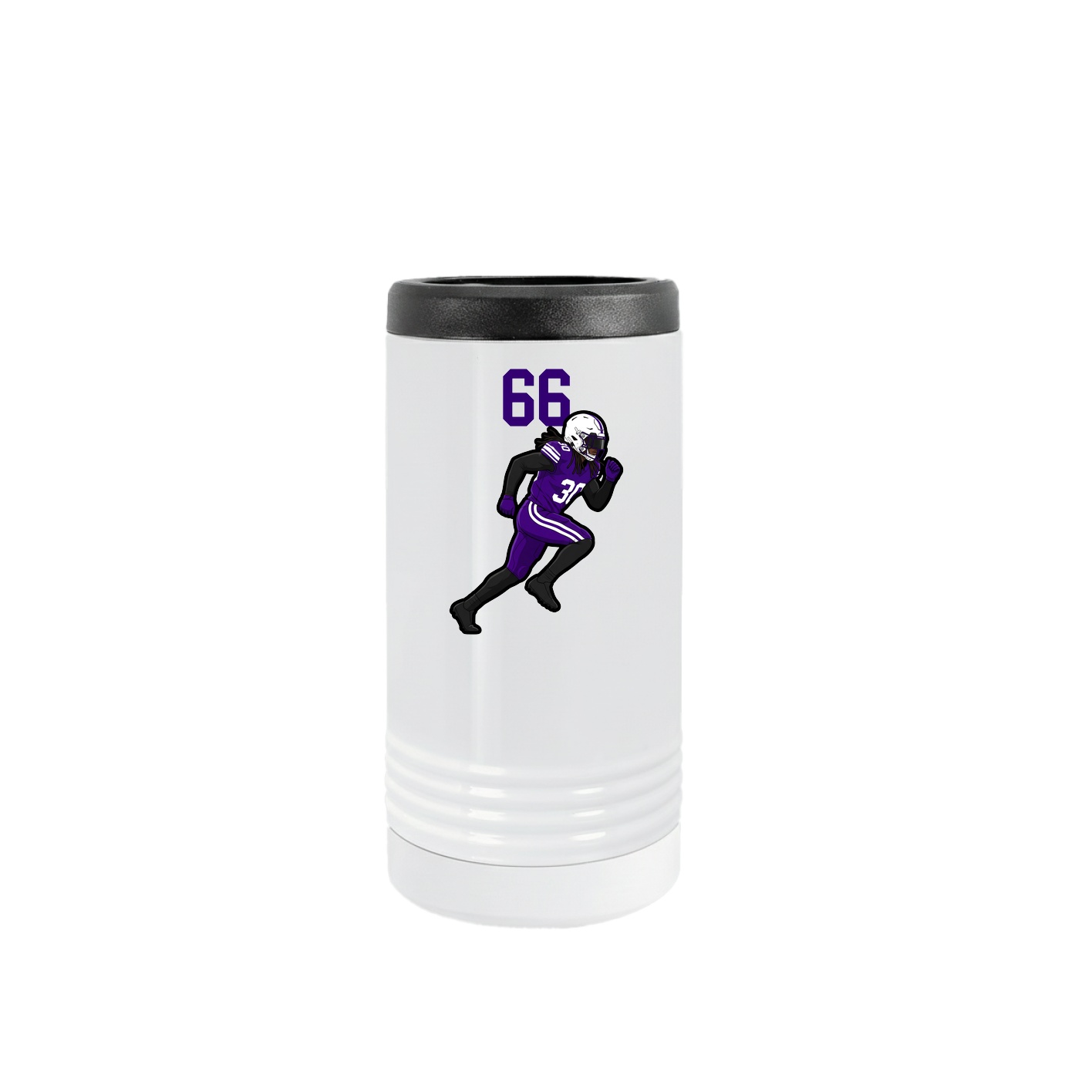 Slim Beverage Holder — Number Top in White