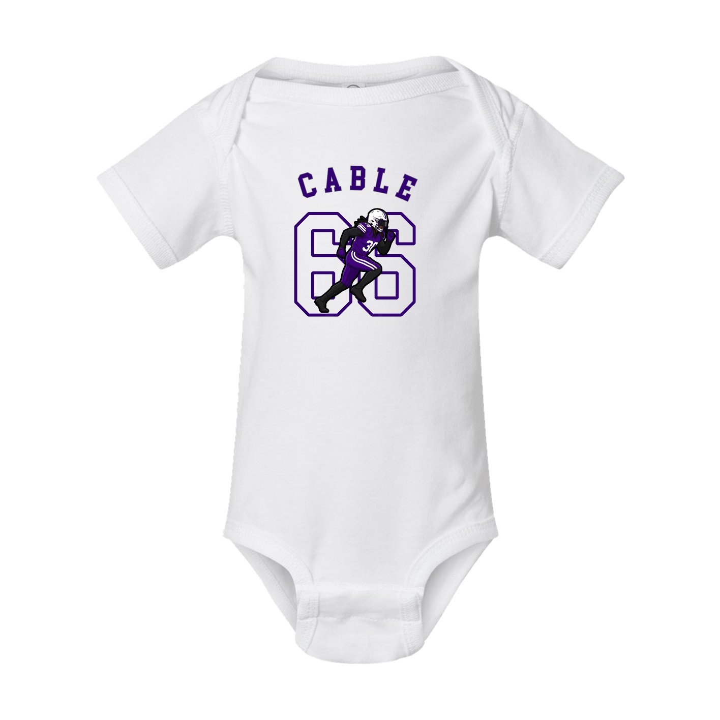 Baby Onesie — Shirsey Arch in White