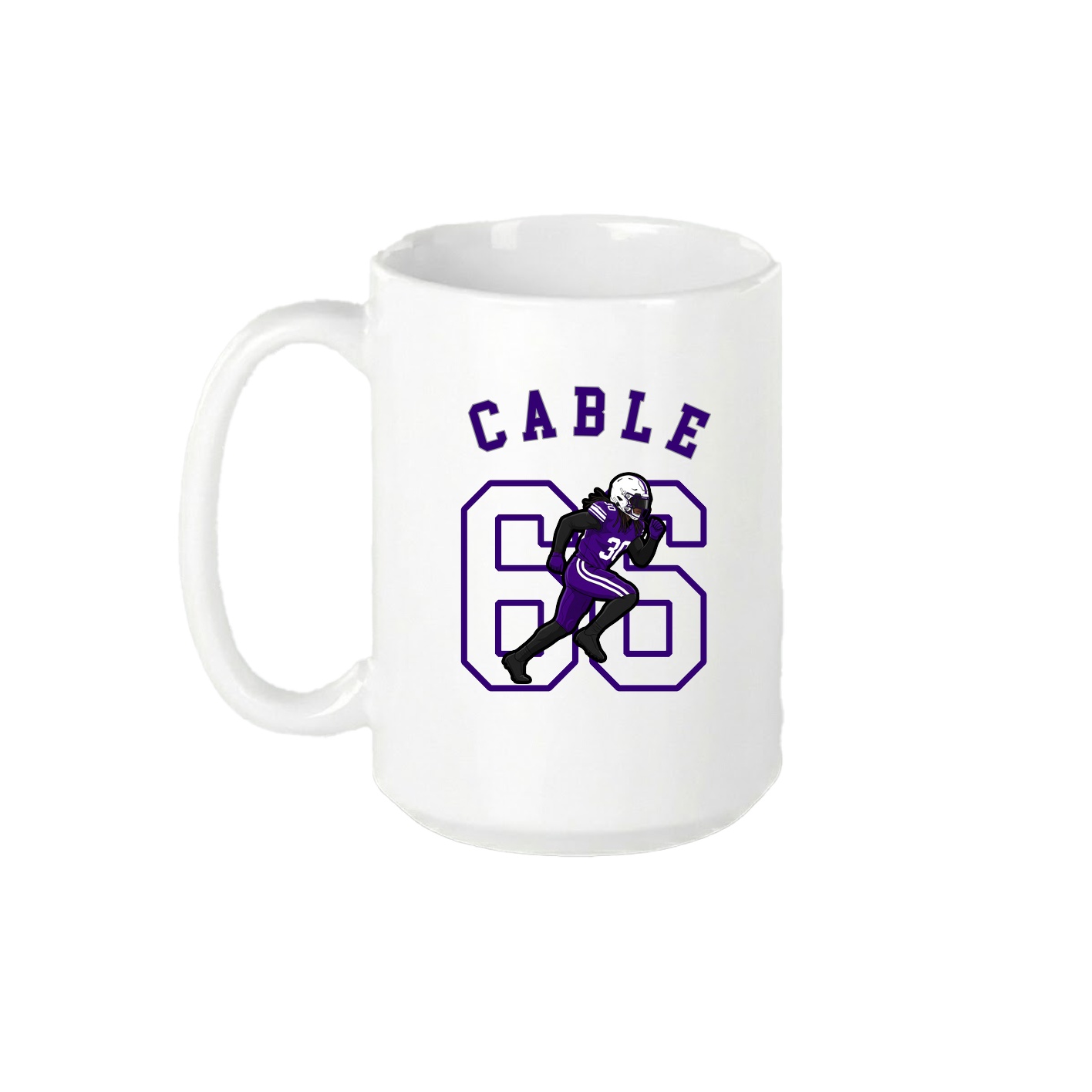 15oz Coffee Mug — Shirsey Arch in White