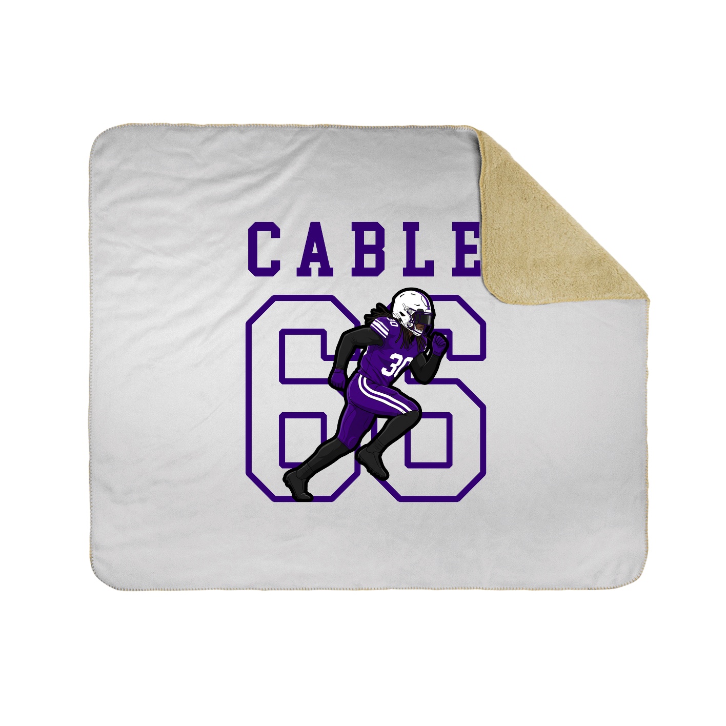 Throw Blanket — Shirsey in White