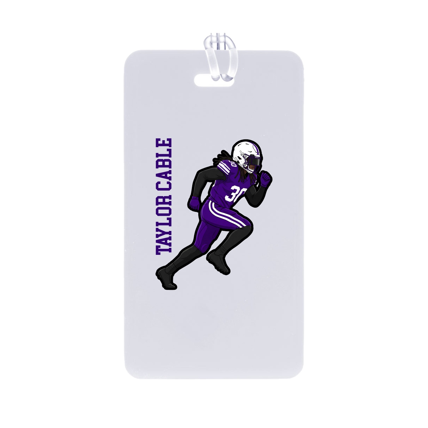 Bag Tag — Name Vertical in Classic
