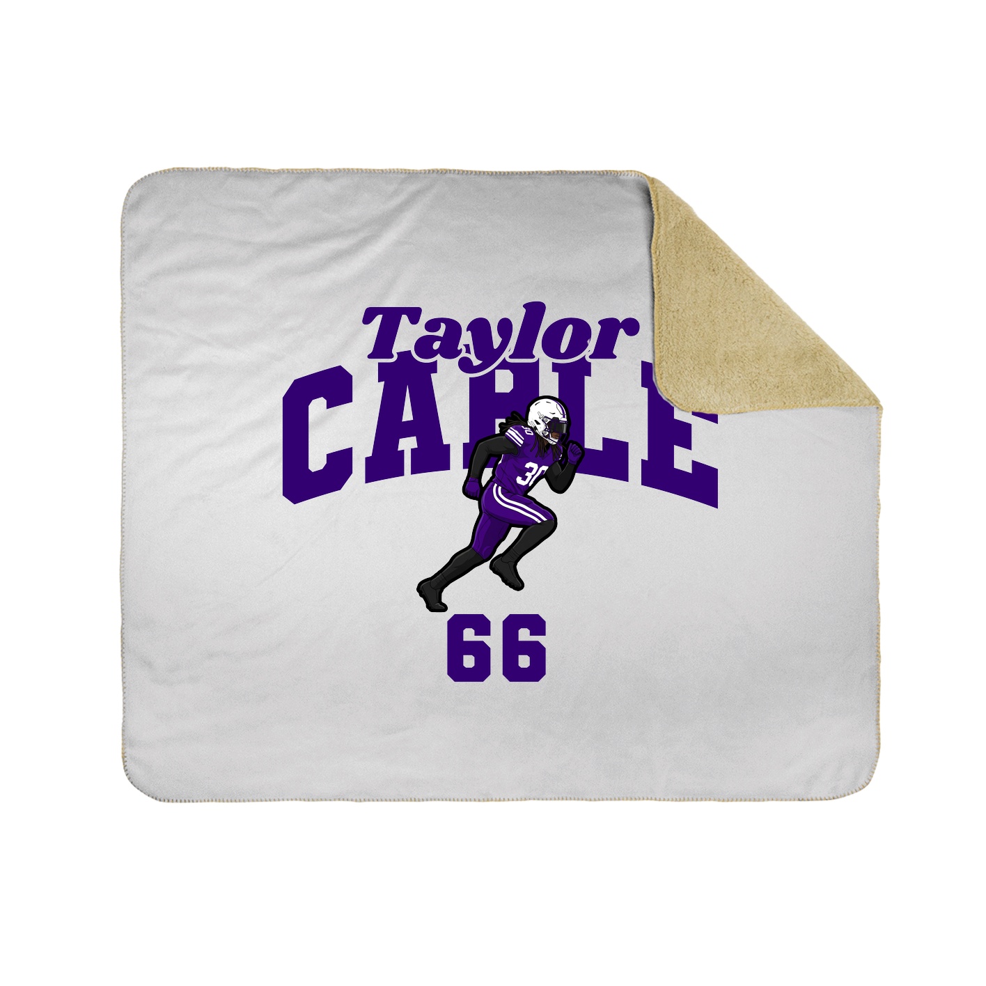 Throw Blanket — Signature Arch in White