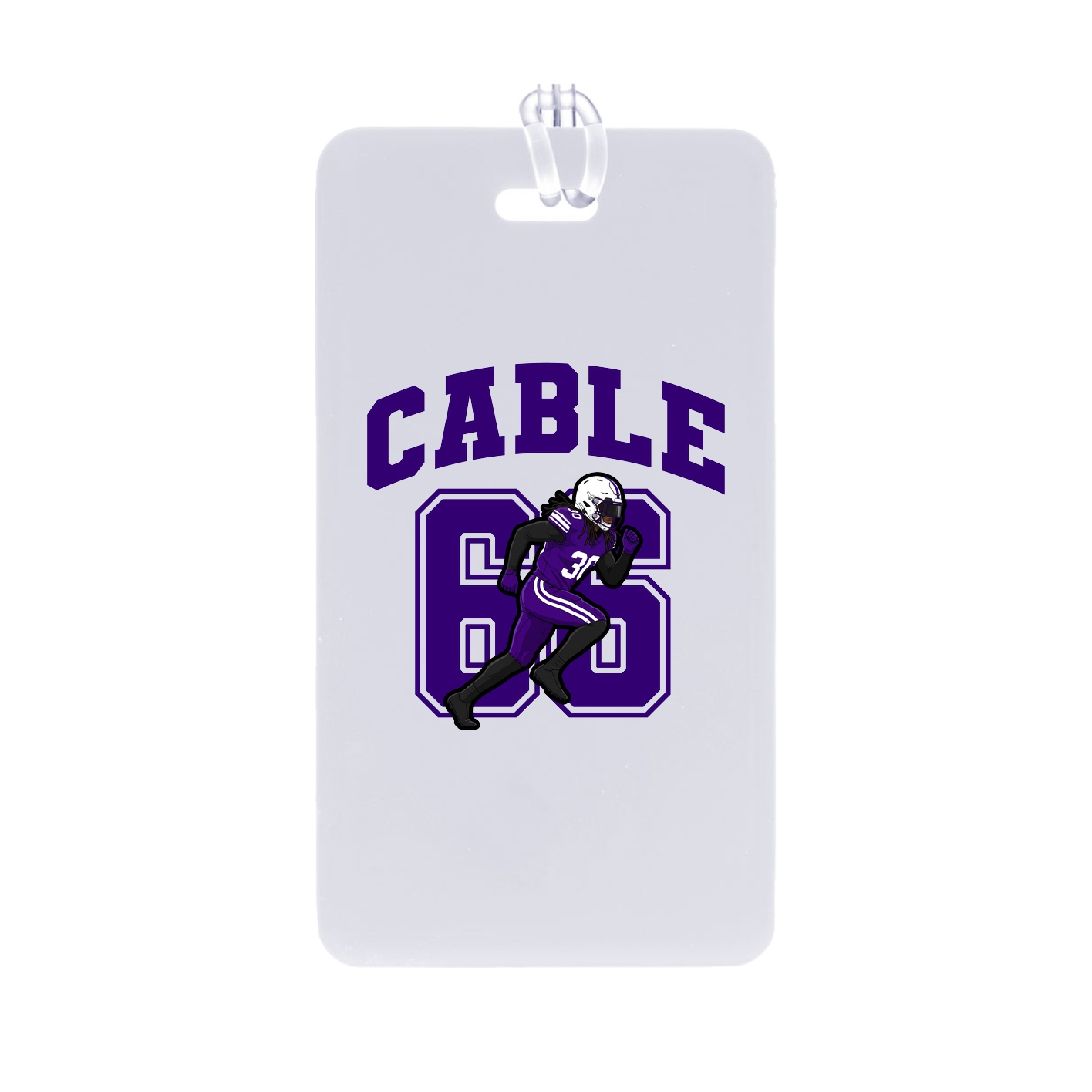 Bag Tag — Number in Classic