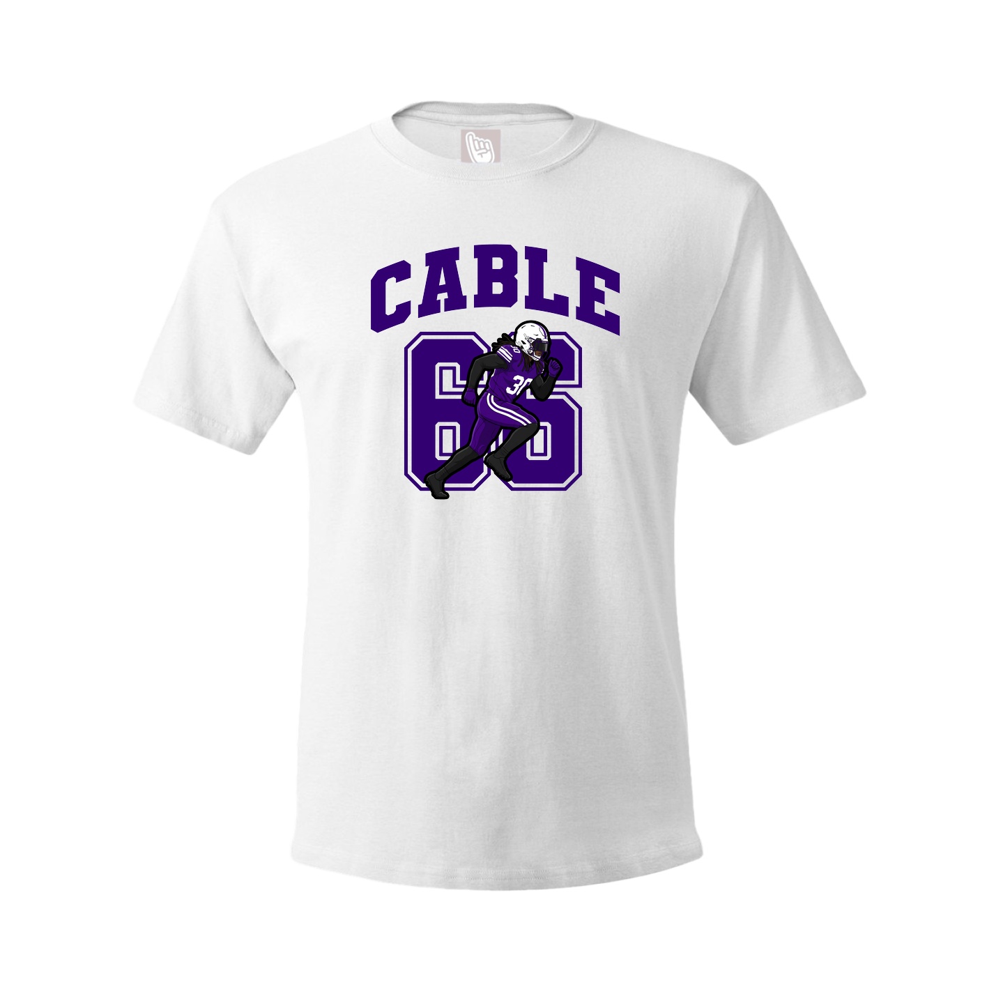 Tee — Number in White