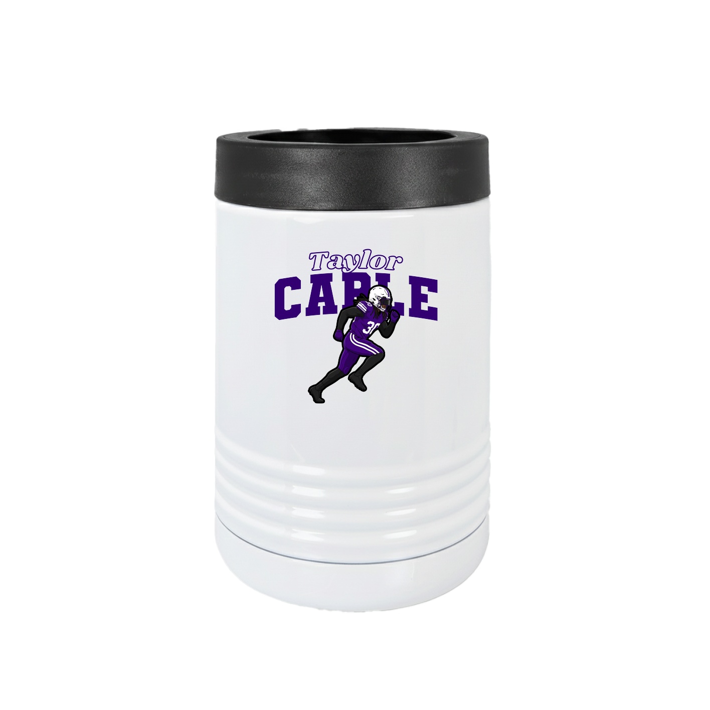 Beverage Holder — Name Arch in White