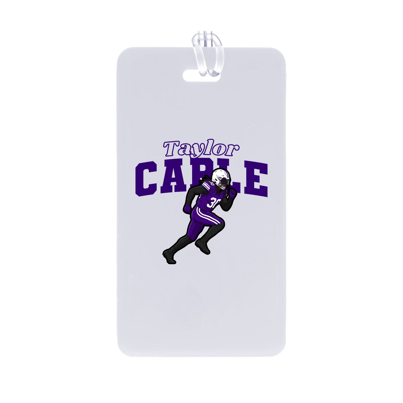 Bag Tag — Name Arch in Classic