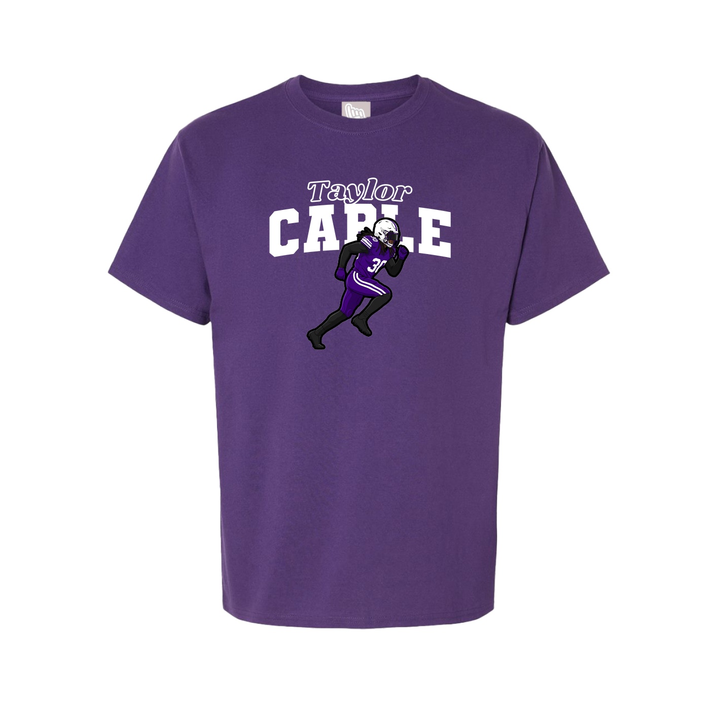 Tee — Name Arch in Purple