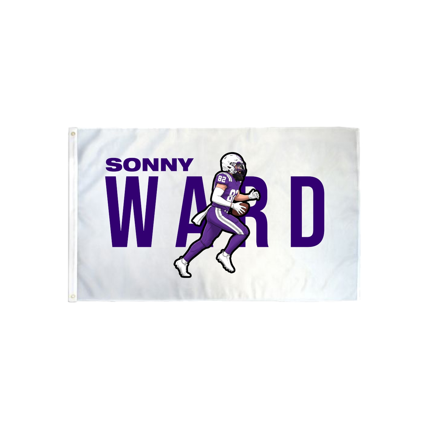 3x5 Flag — Player Name in Classic