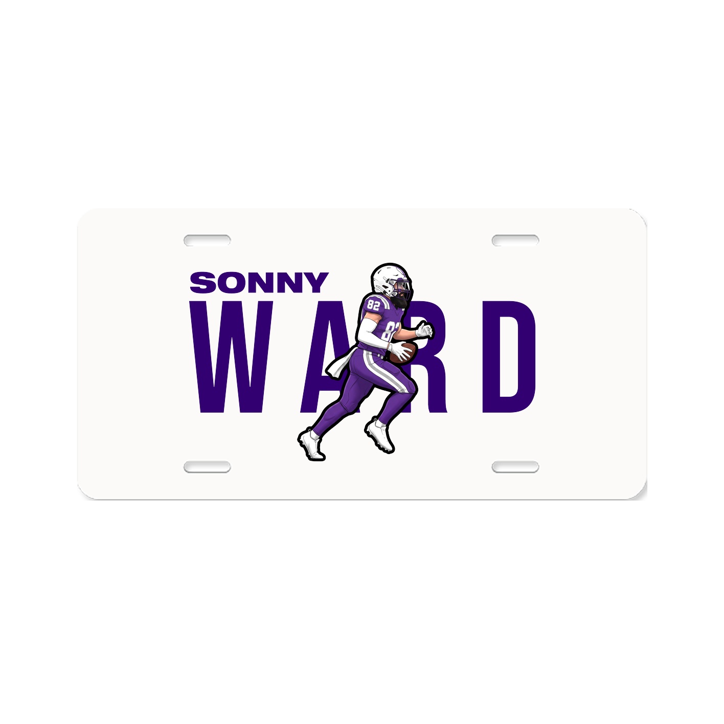 License Plate — Player Name in Classic