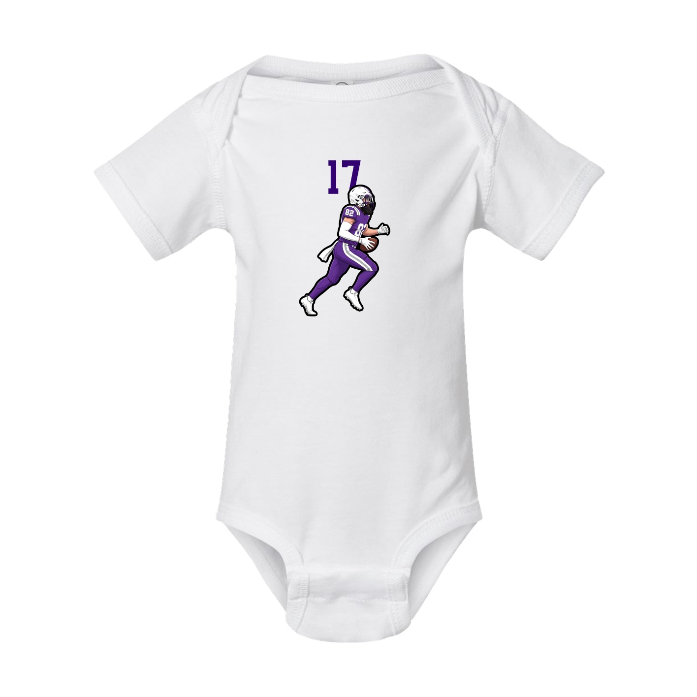 Baby Onesie — Number Top in White