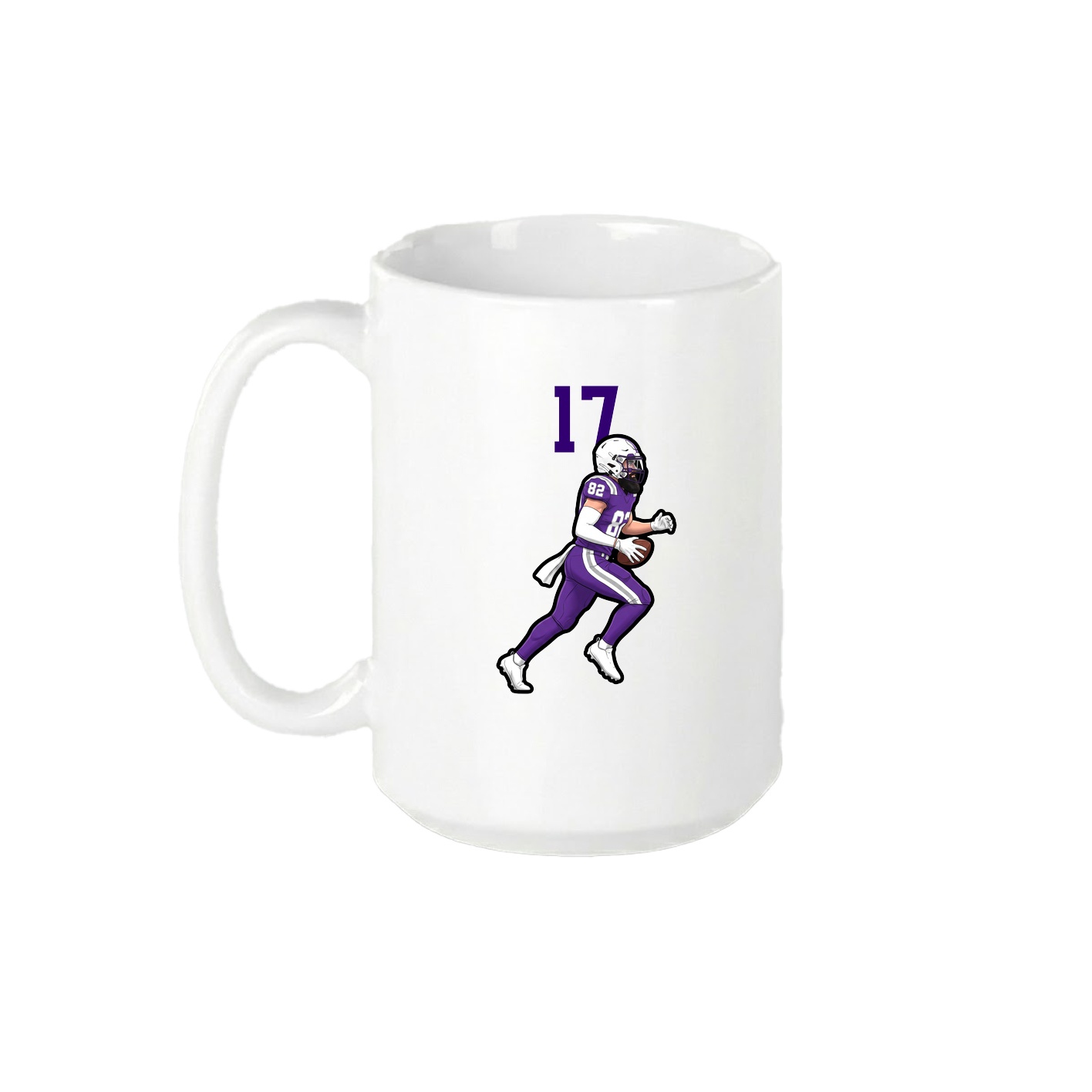 15oz Coffee Mug — Number Top in White