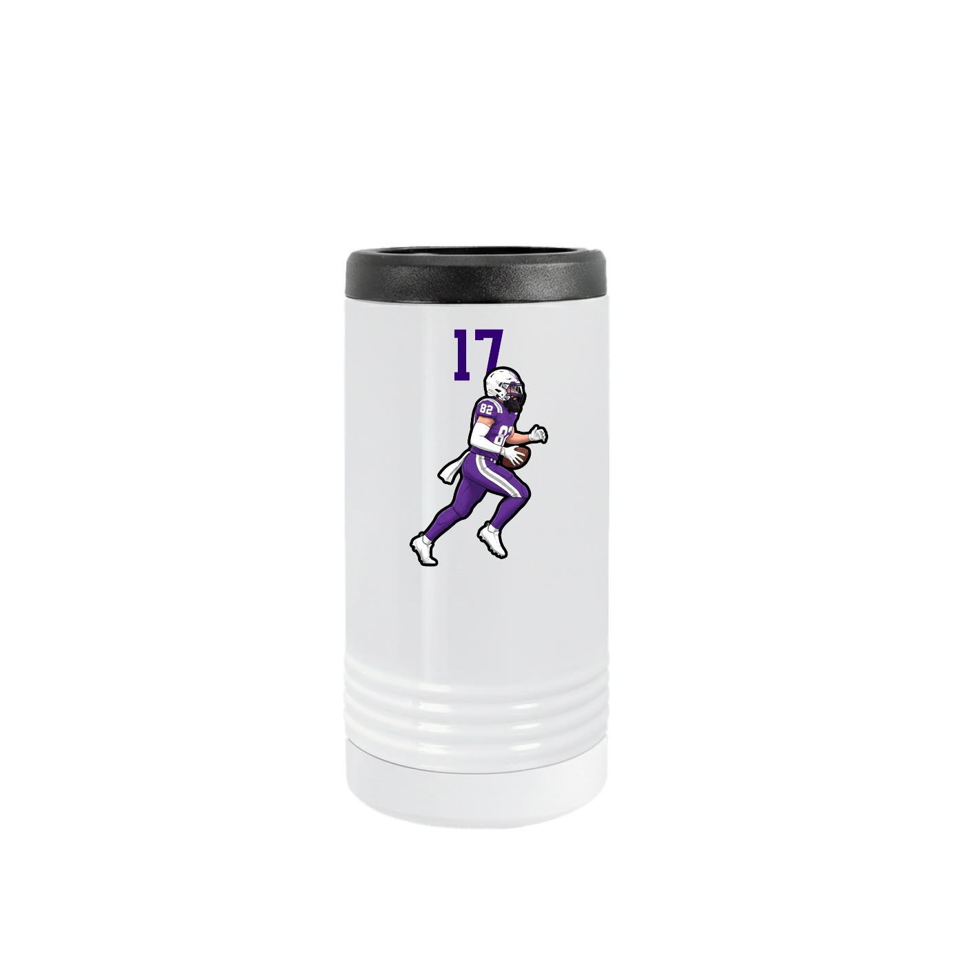 Slim Beverage Holder — Number Top in White