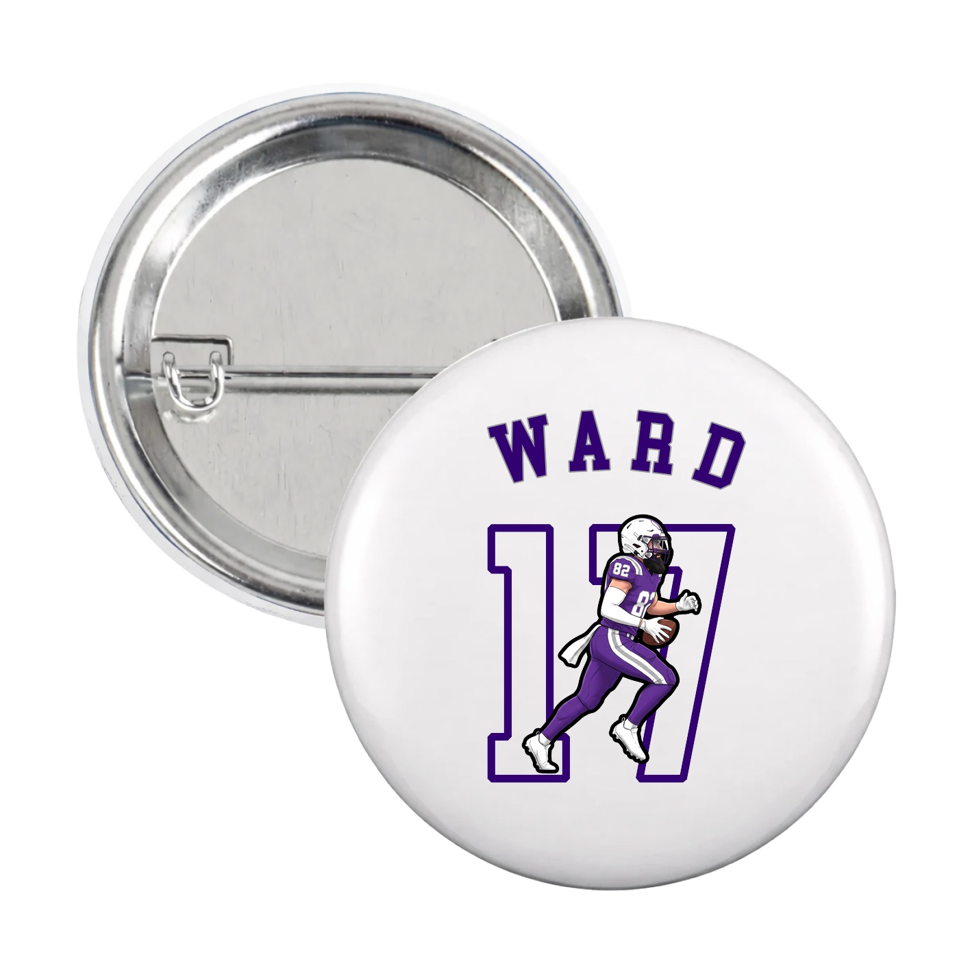 Game Day Button — Shirsey Arch in White