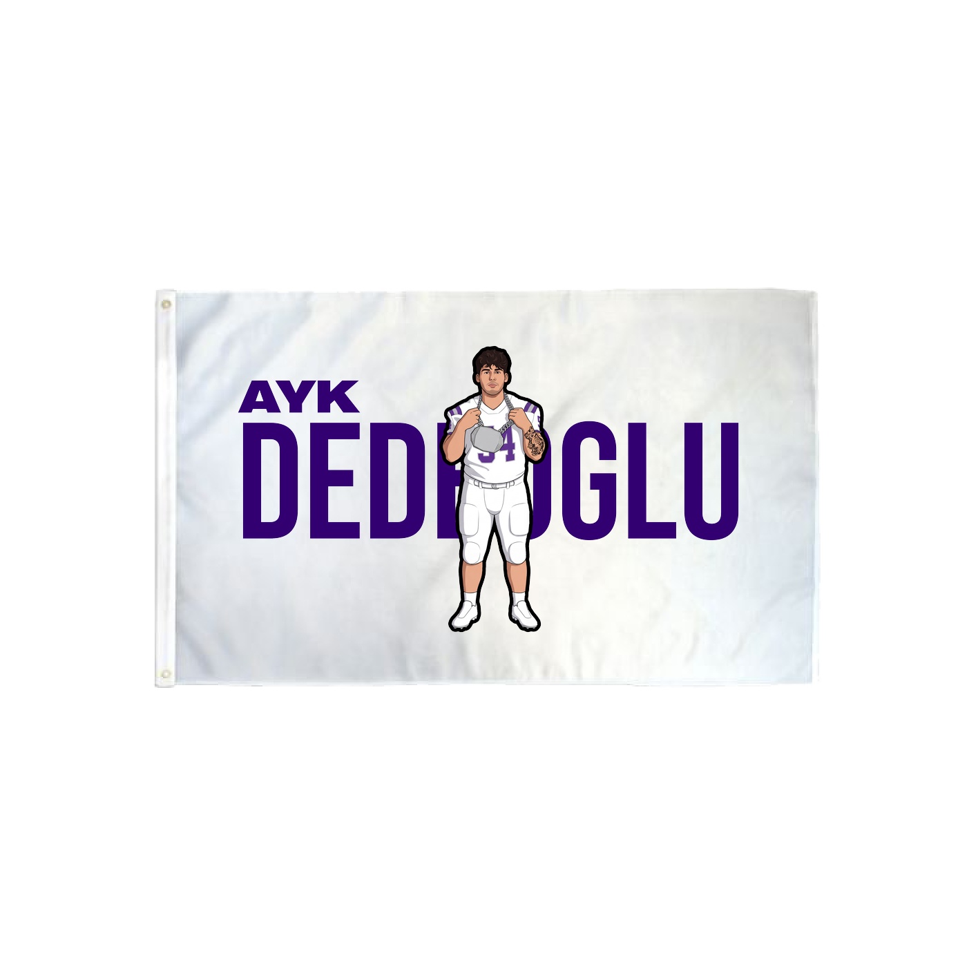 3x5 Flag — Player Name in Classic