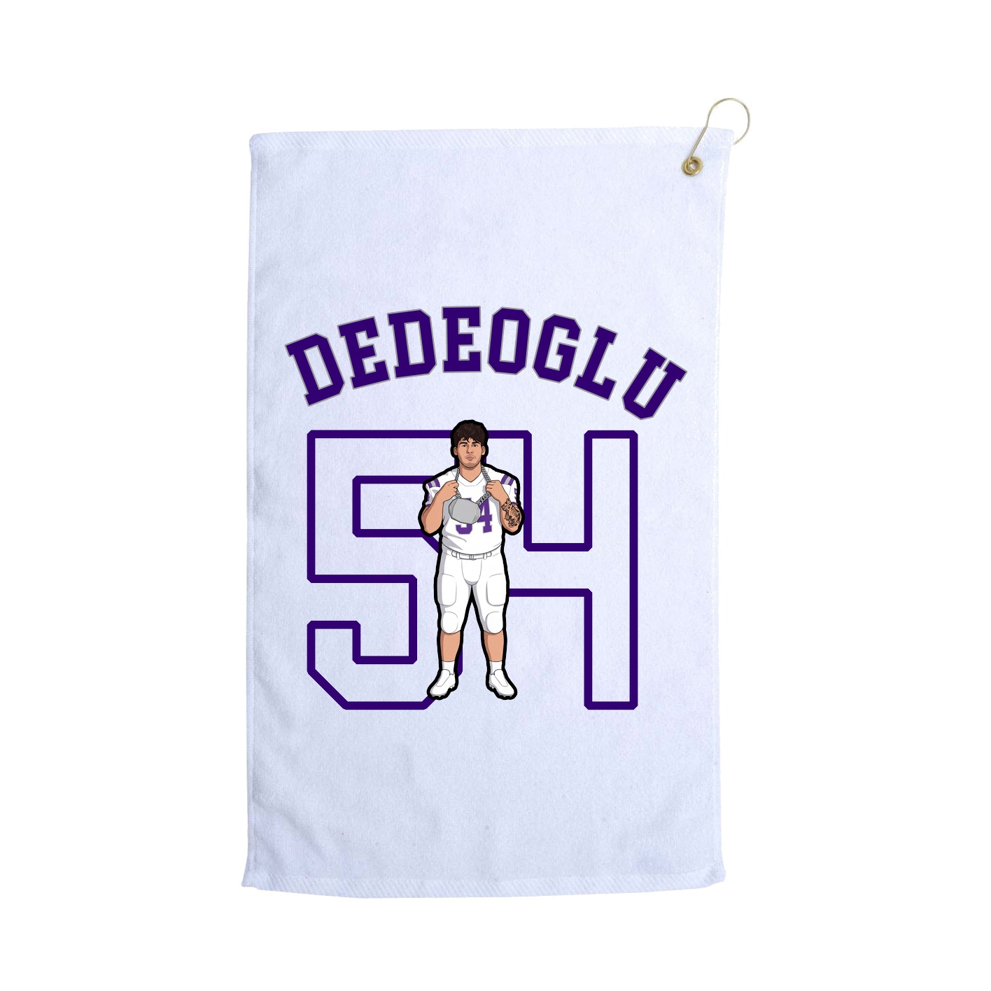 Golf Towel — Shirsey Arch in White