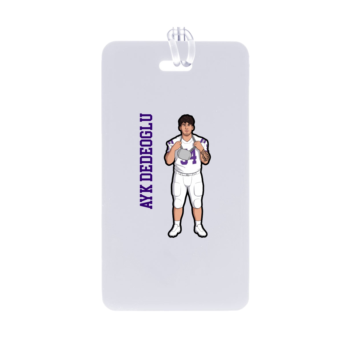 Bag Tag — Name Vertical in Classic