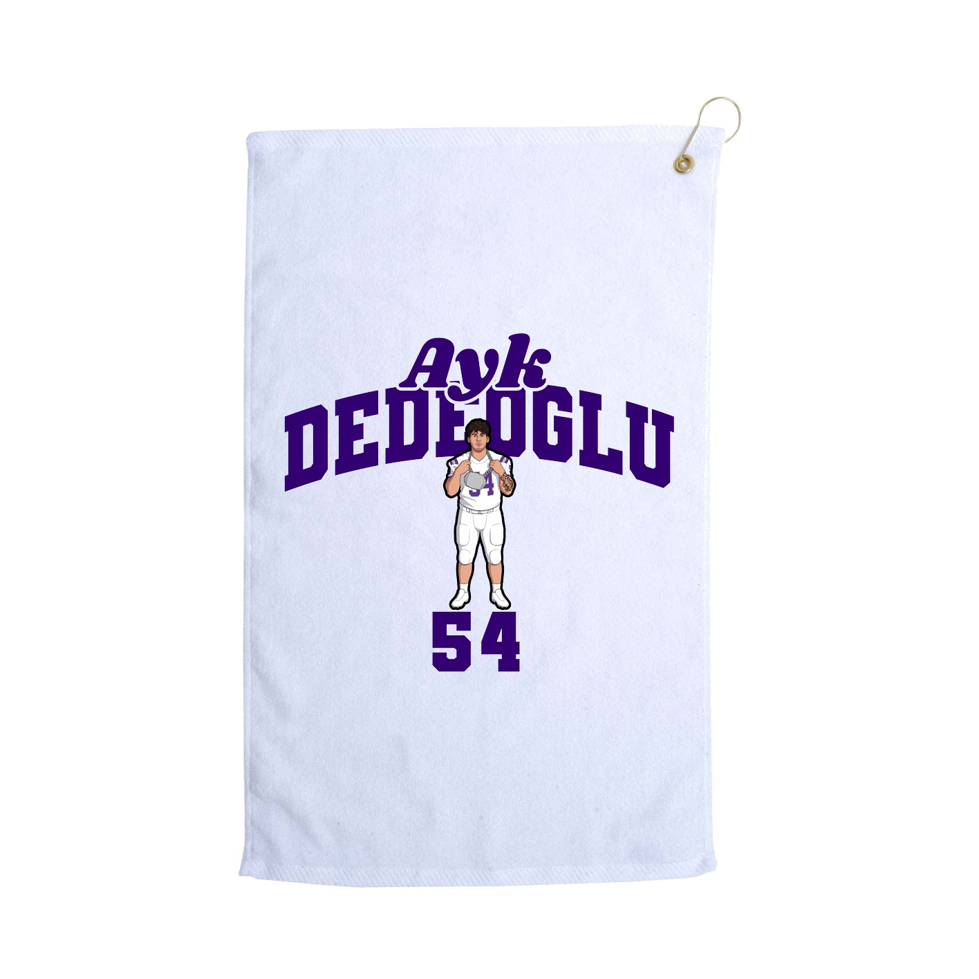 Golf Towel — Signature Arch in White
