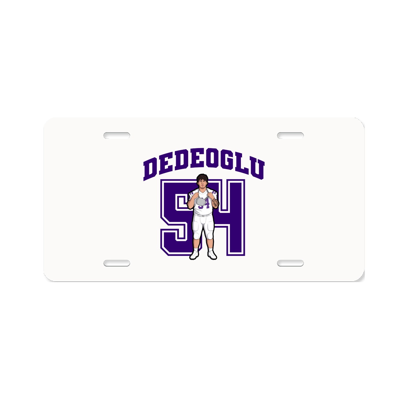 License Plate — Number in Classic