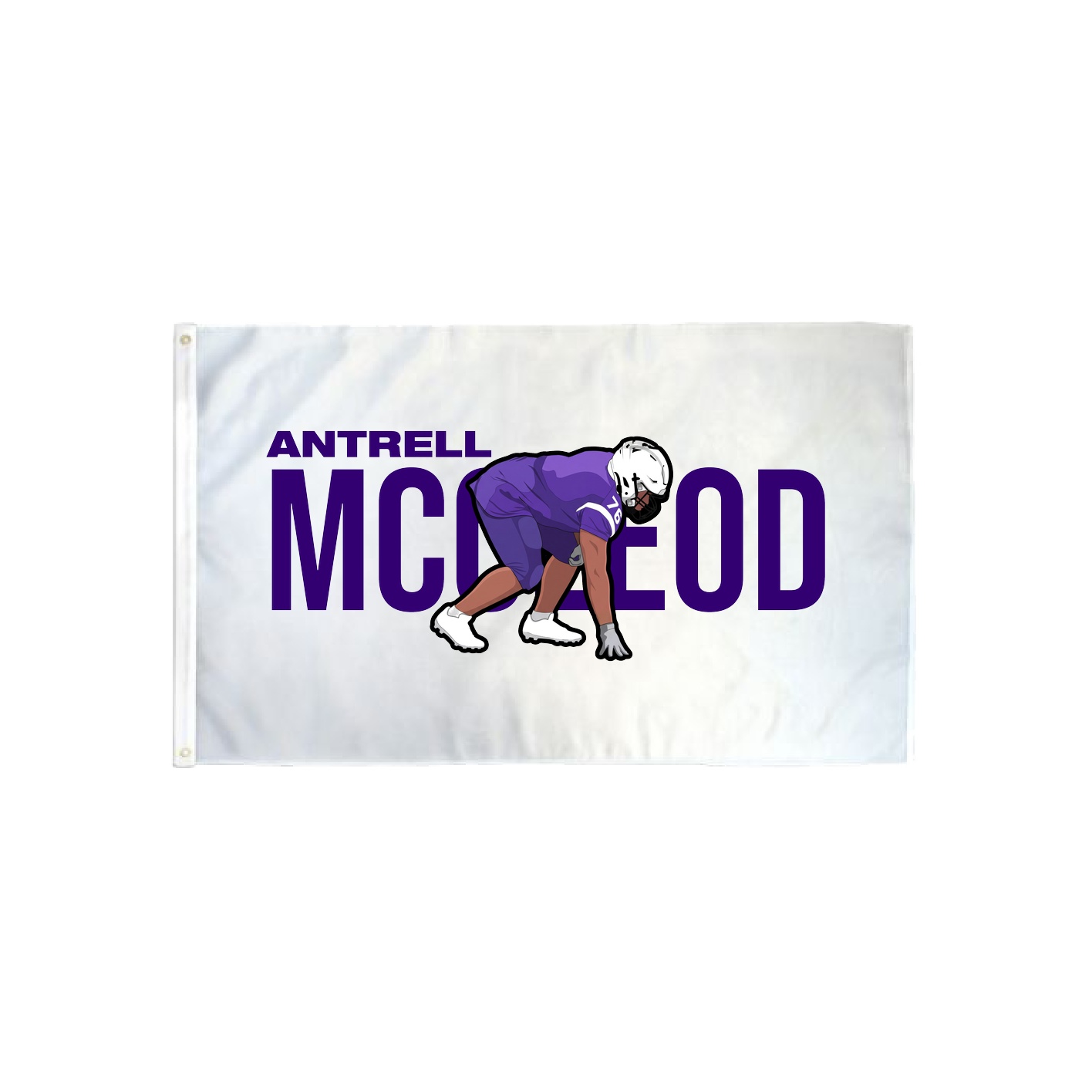 3x5 Flag — Player Name in Classic