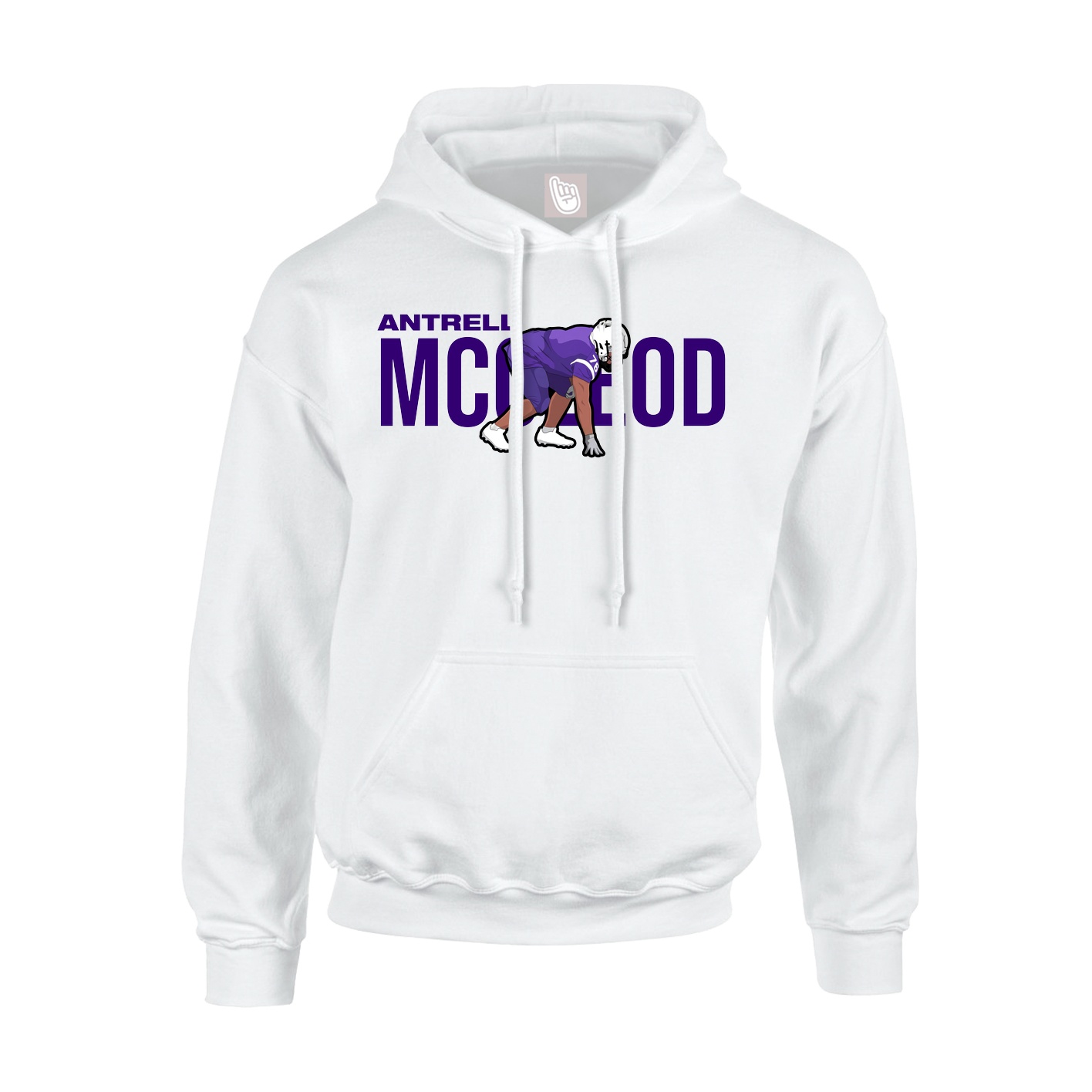 Hoodie — Player Name in White