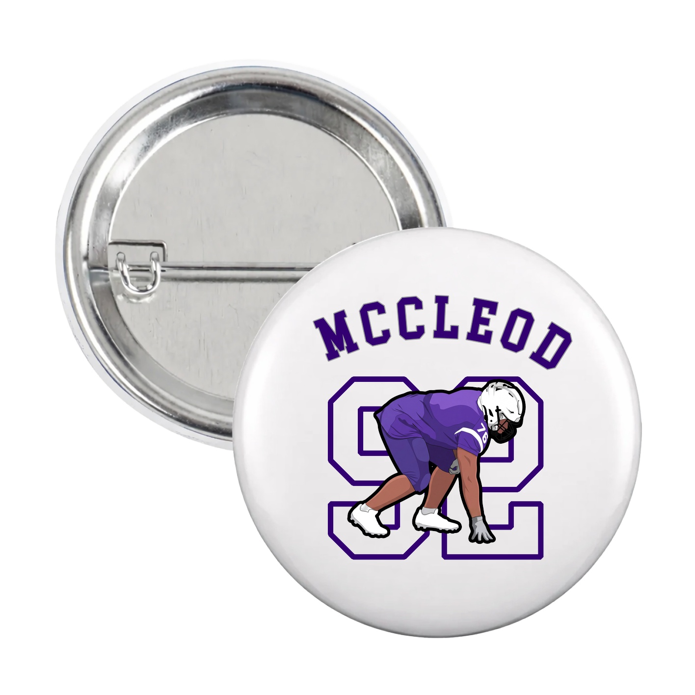 Game Day Button — Shirsey Arch in White