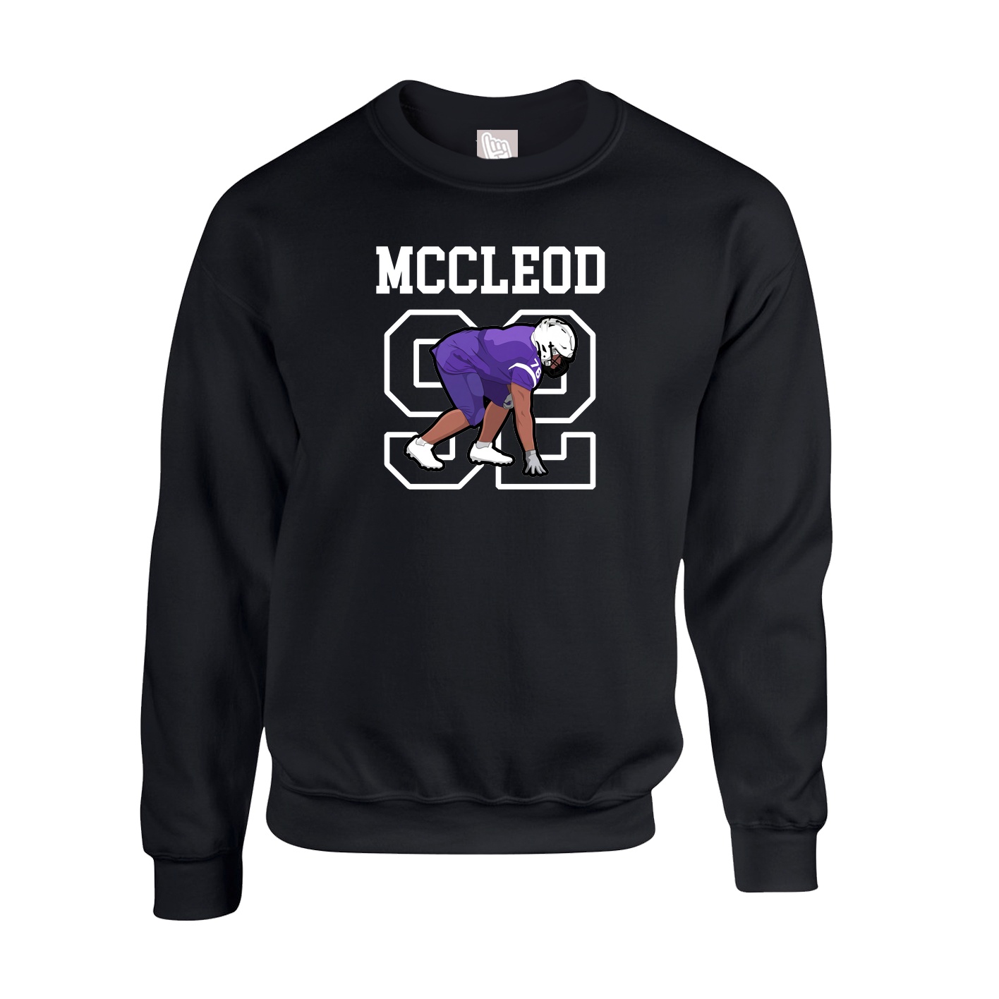 Fleece Crew — Shirsey in Black