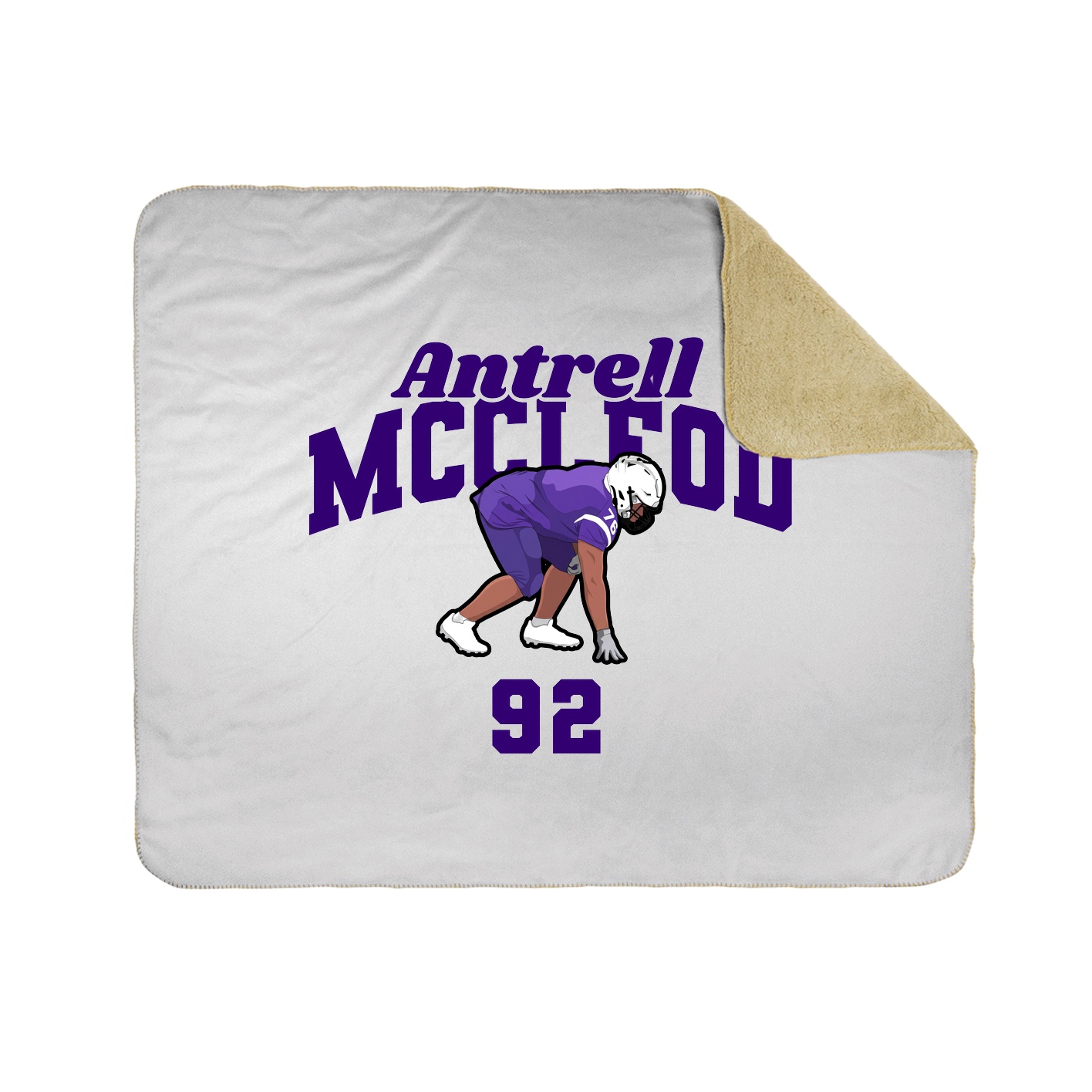 Throw Blanket — Signature Arch in White