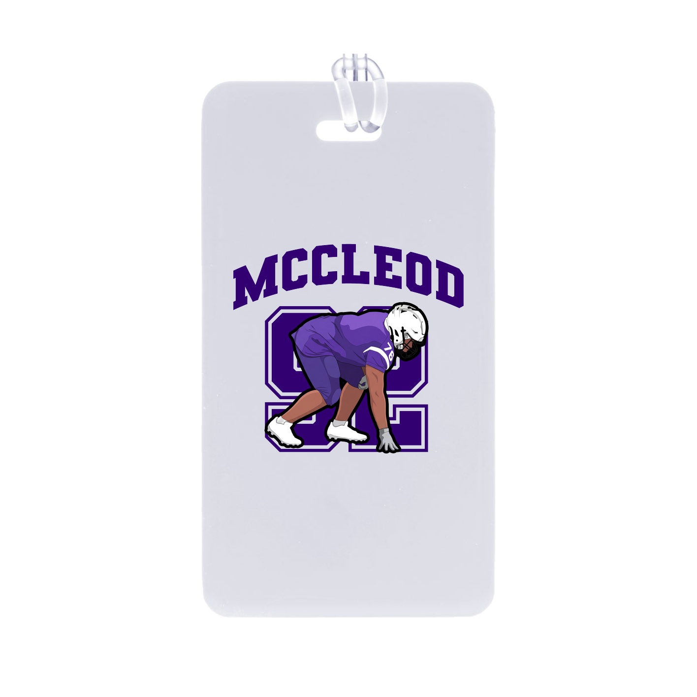 Bag Tag — Number in Classic