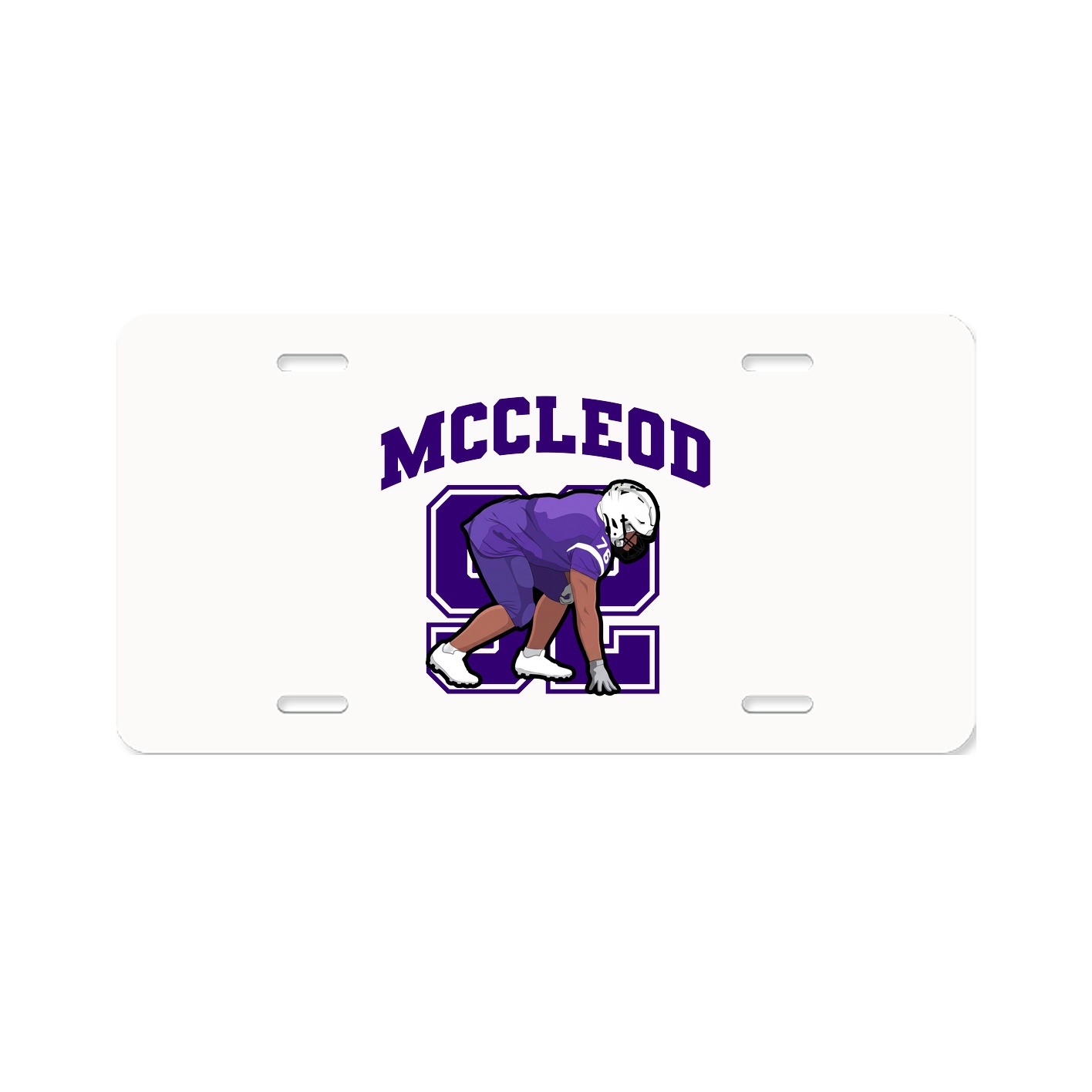 License Plate — Number in Classic