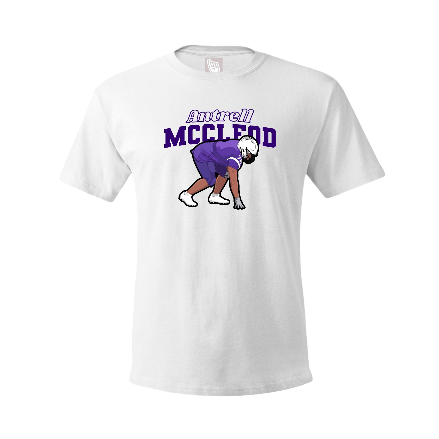 Tee — Name Arch in White