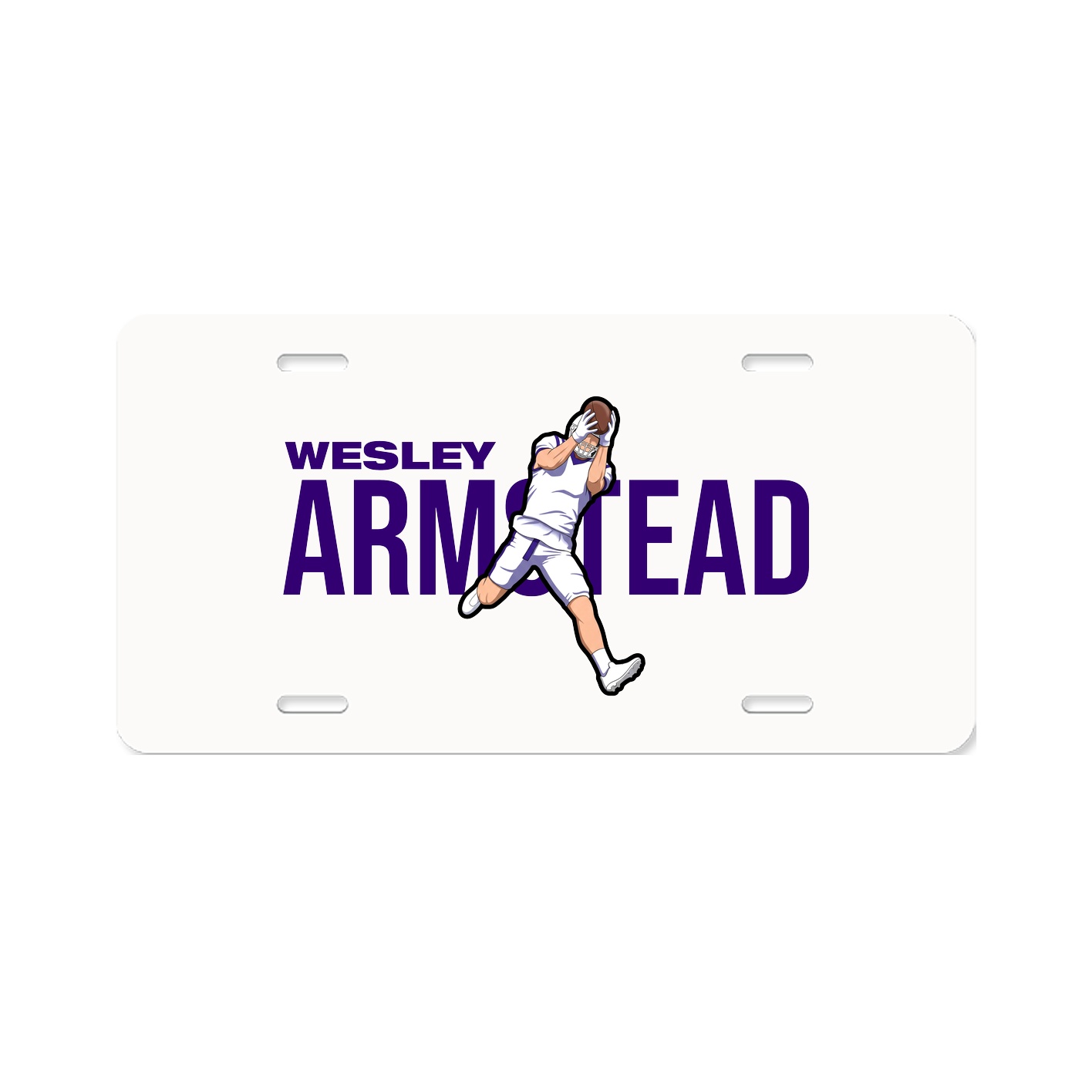 License Plate — Player Name in Classic