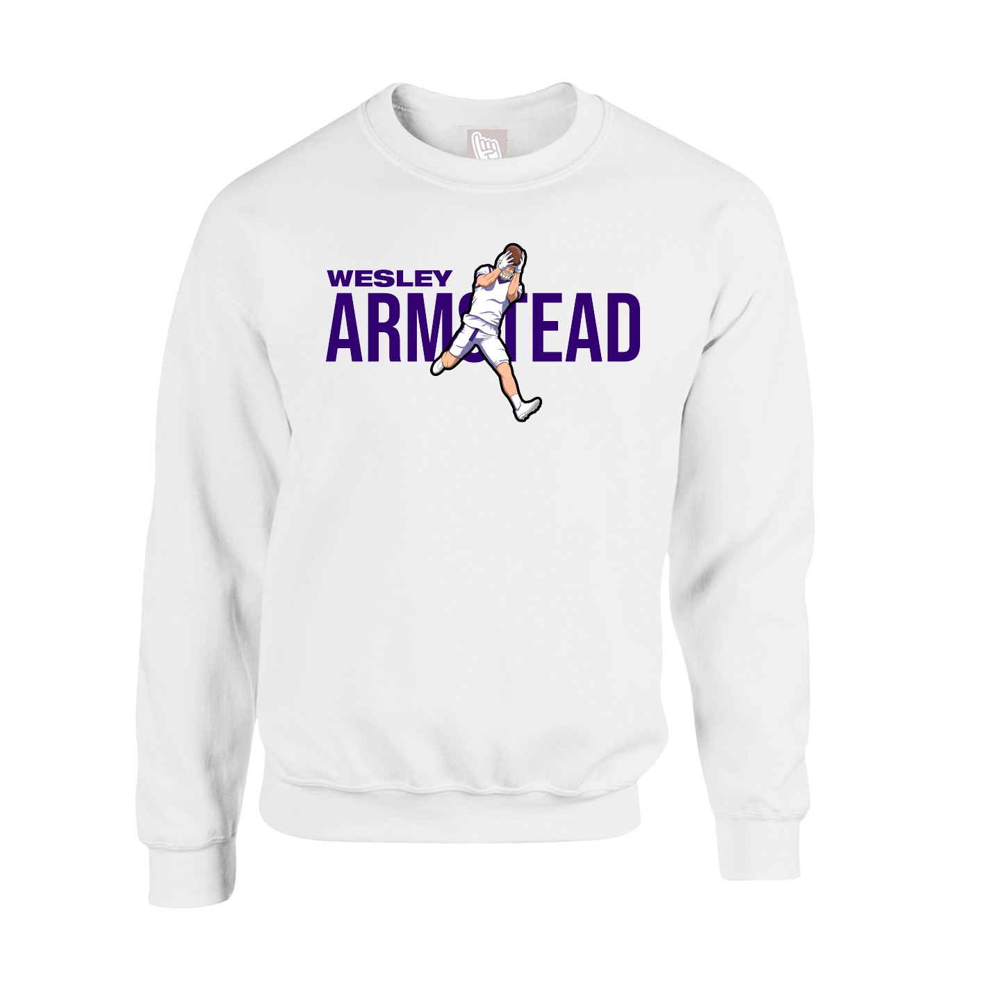 Fleece Crew — Player Name in White