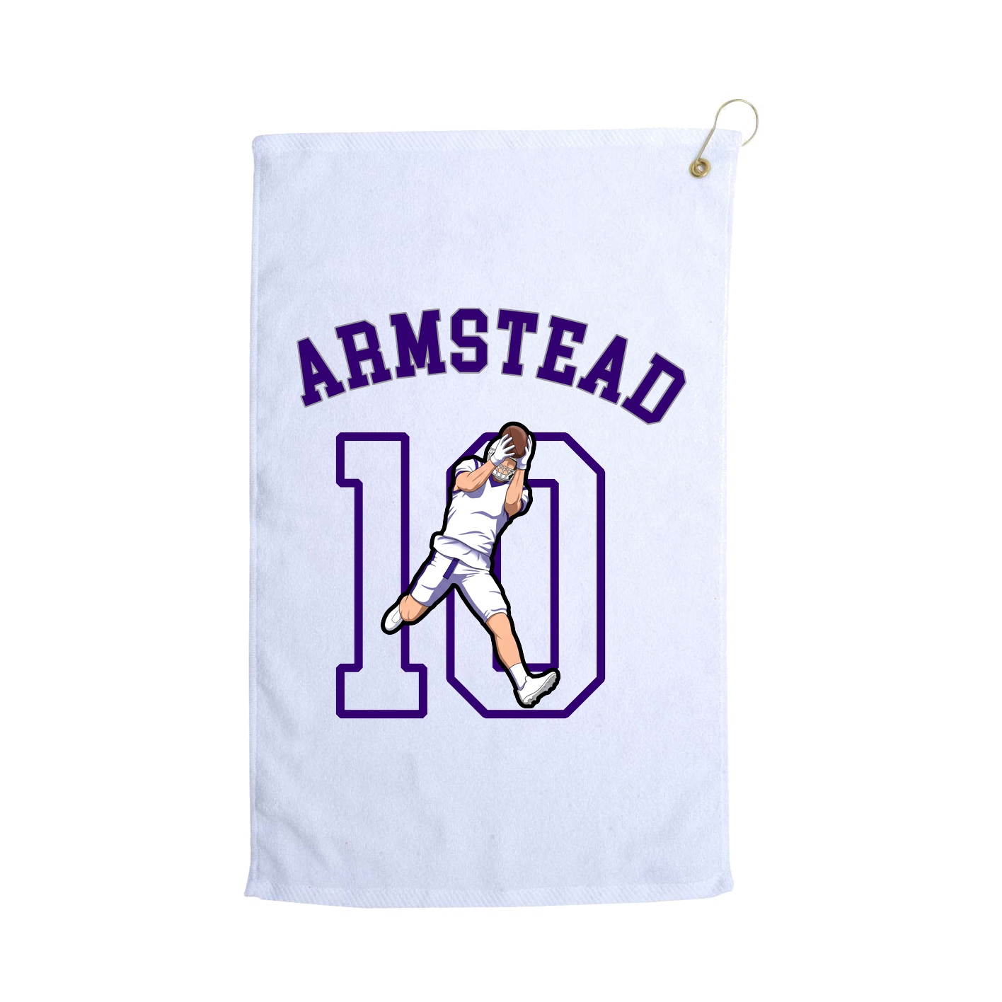 Golf Towel — Shirsey Arch in White