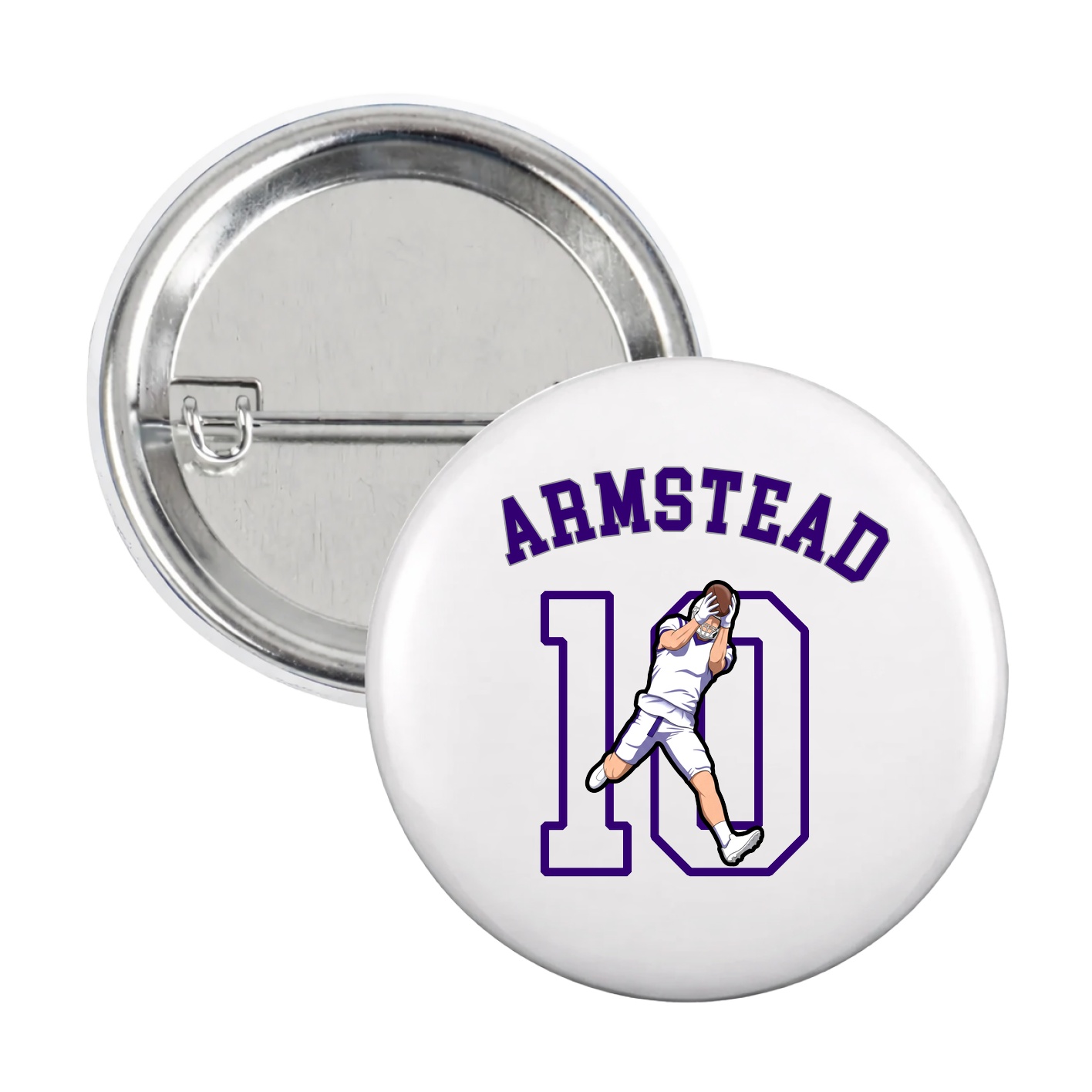 Game Day Button — Shirsey Arch in White