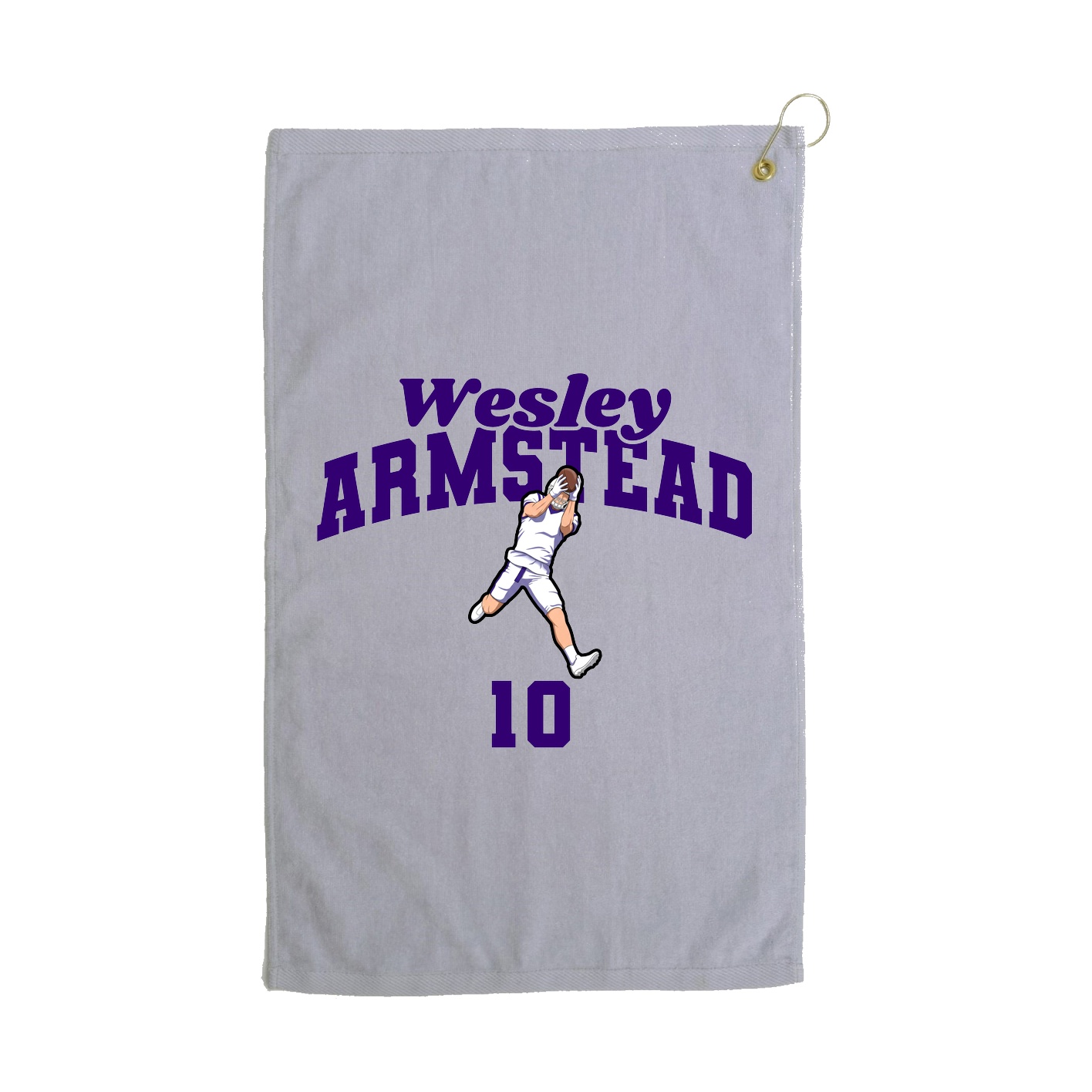 Golf Towel — Signature Arch in Grey