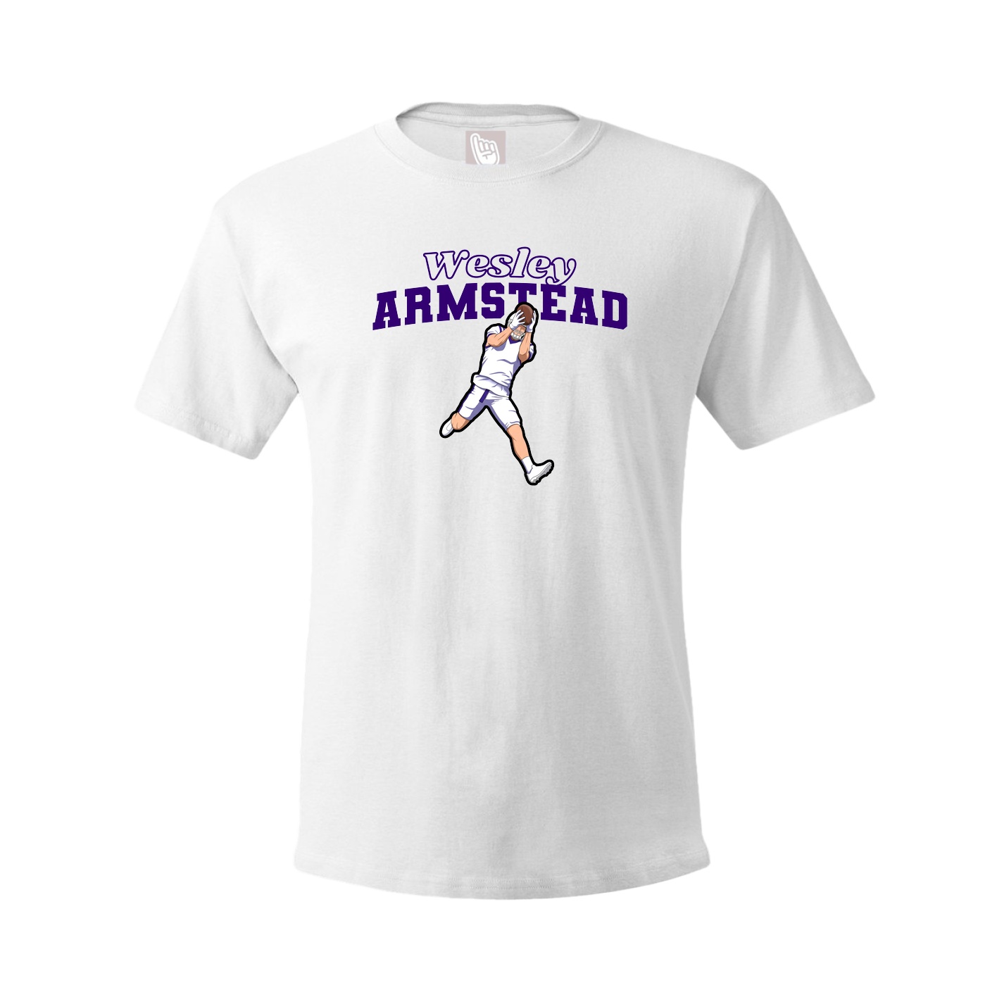 Tee — Name Arch in White