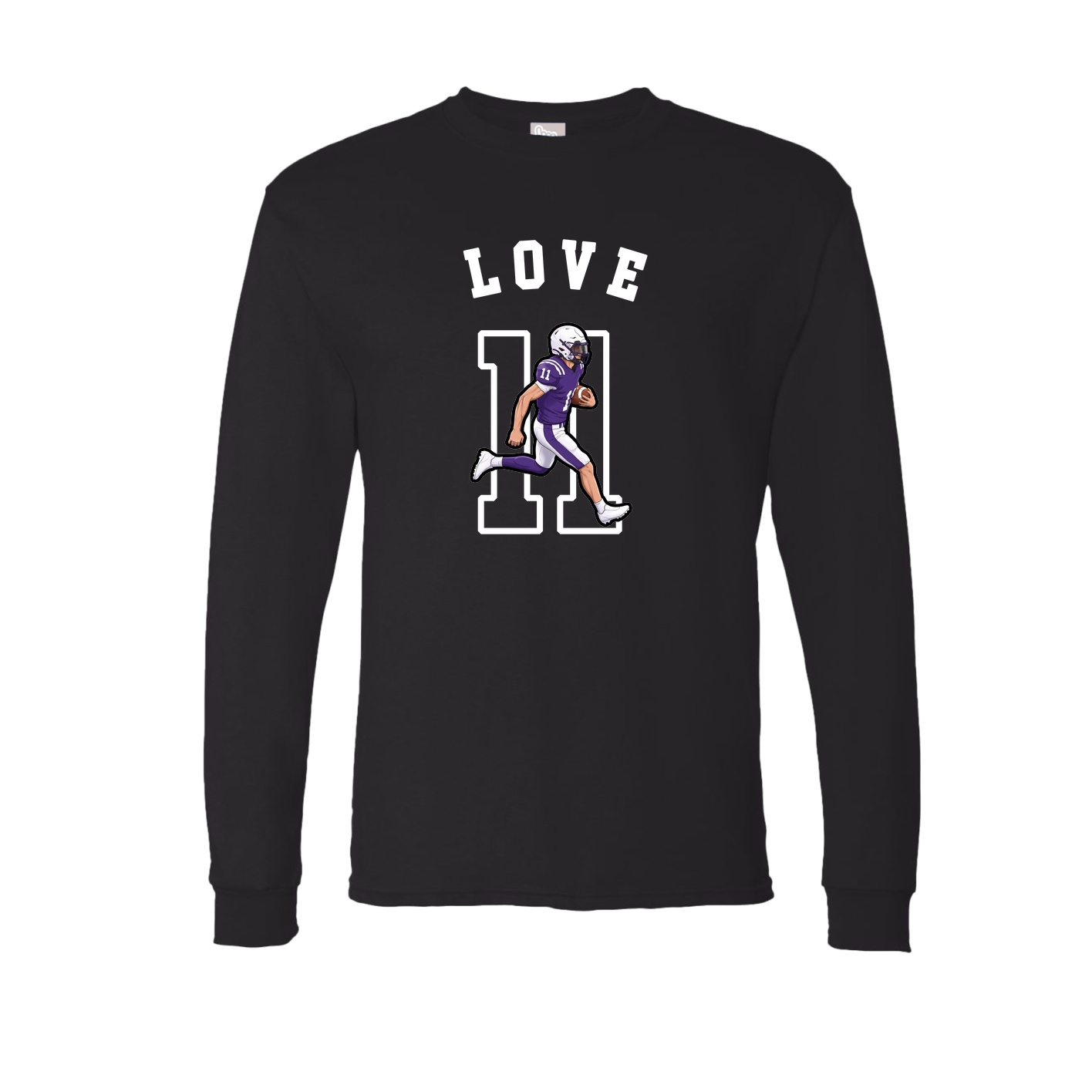 Long Sleeve Tee — Shirsey Arch in Black