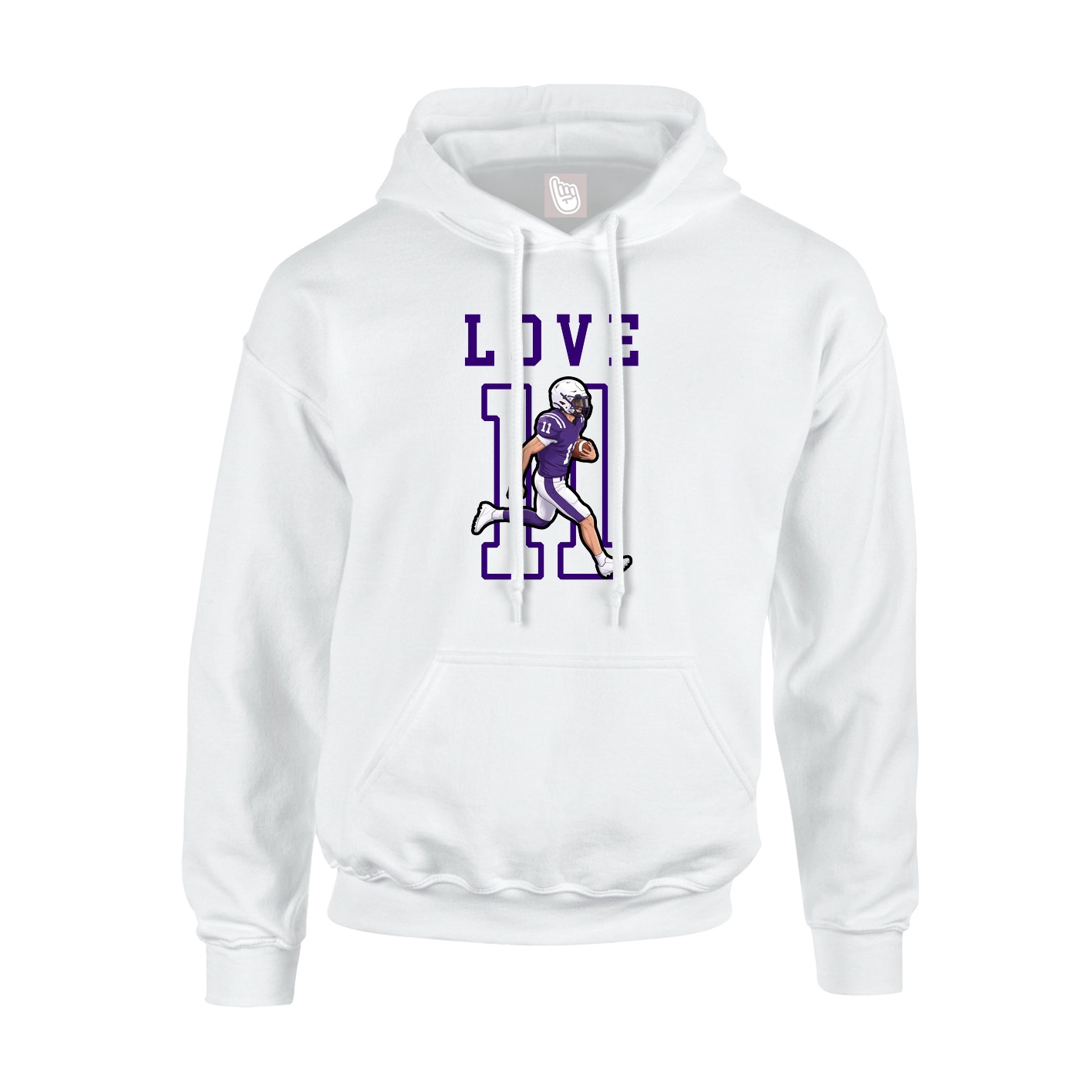 Youth Hoodie — Shirsey in White