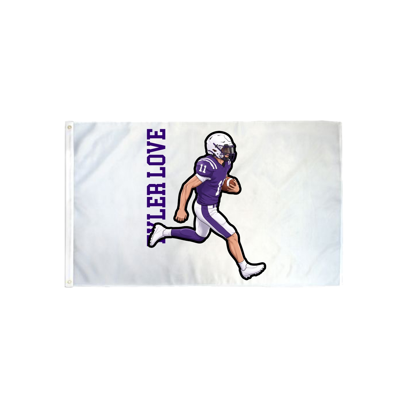 3x5 Flag — Name Vertical in Classic