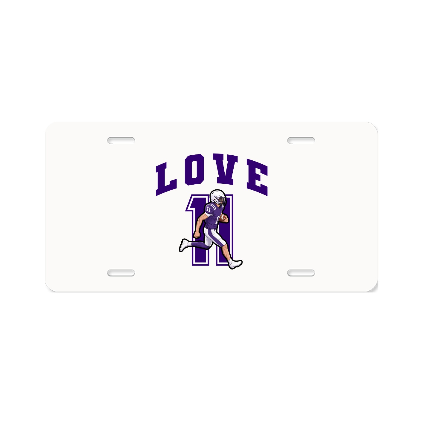 License Plate — Number in Classic