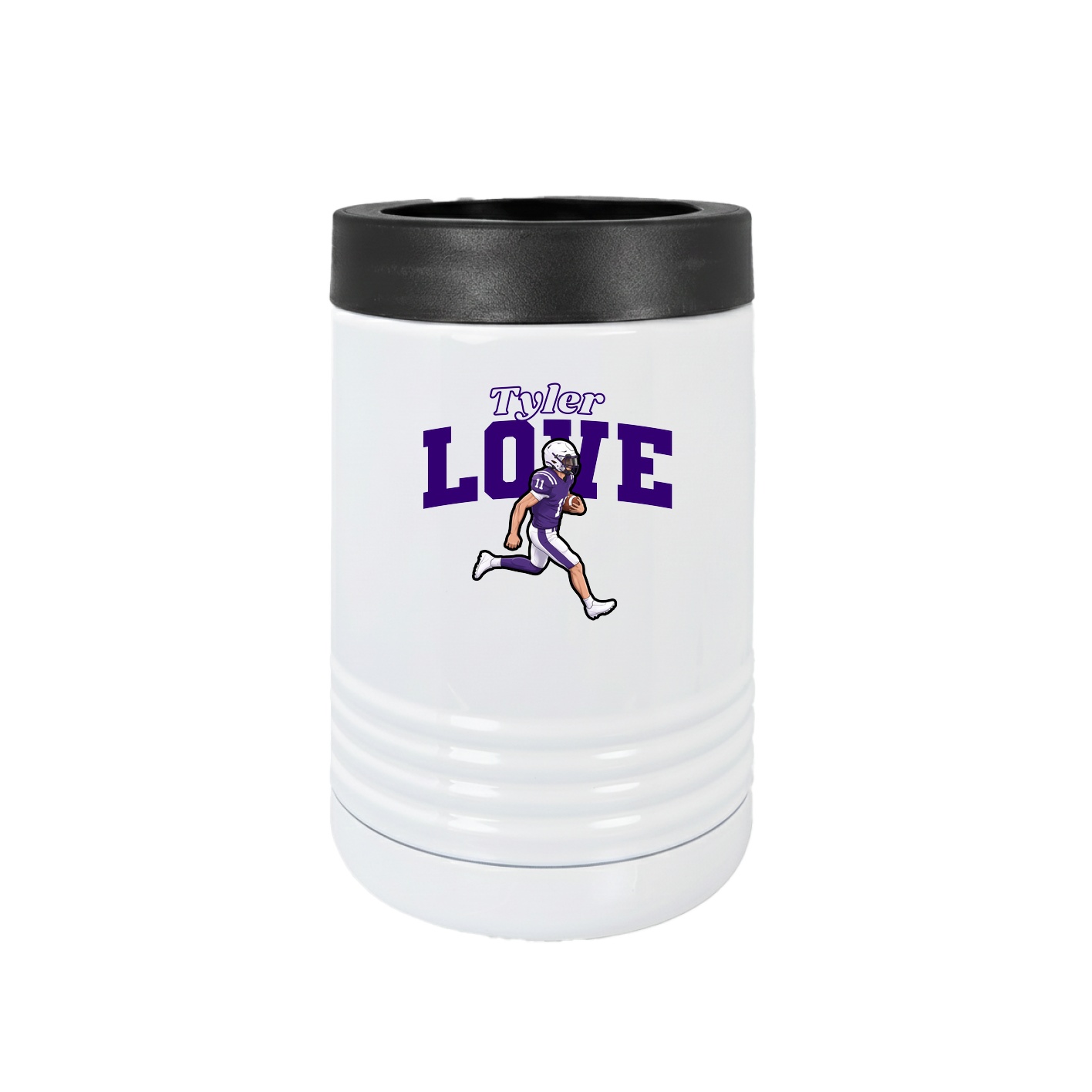 Beverage Holder — Name Arch in White