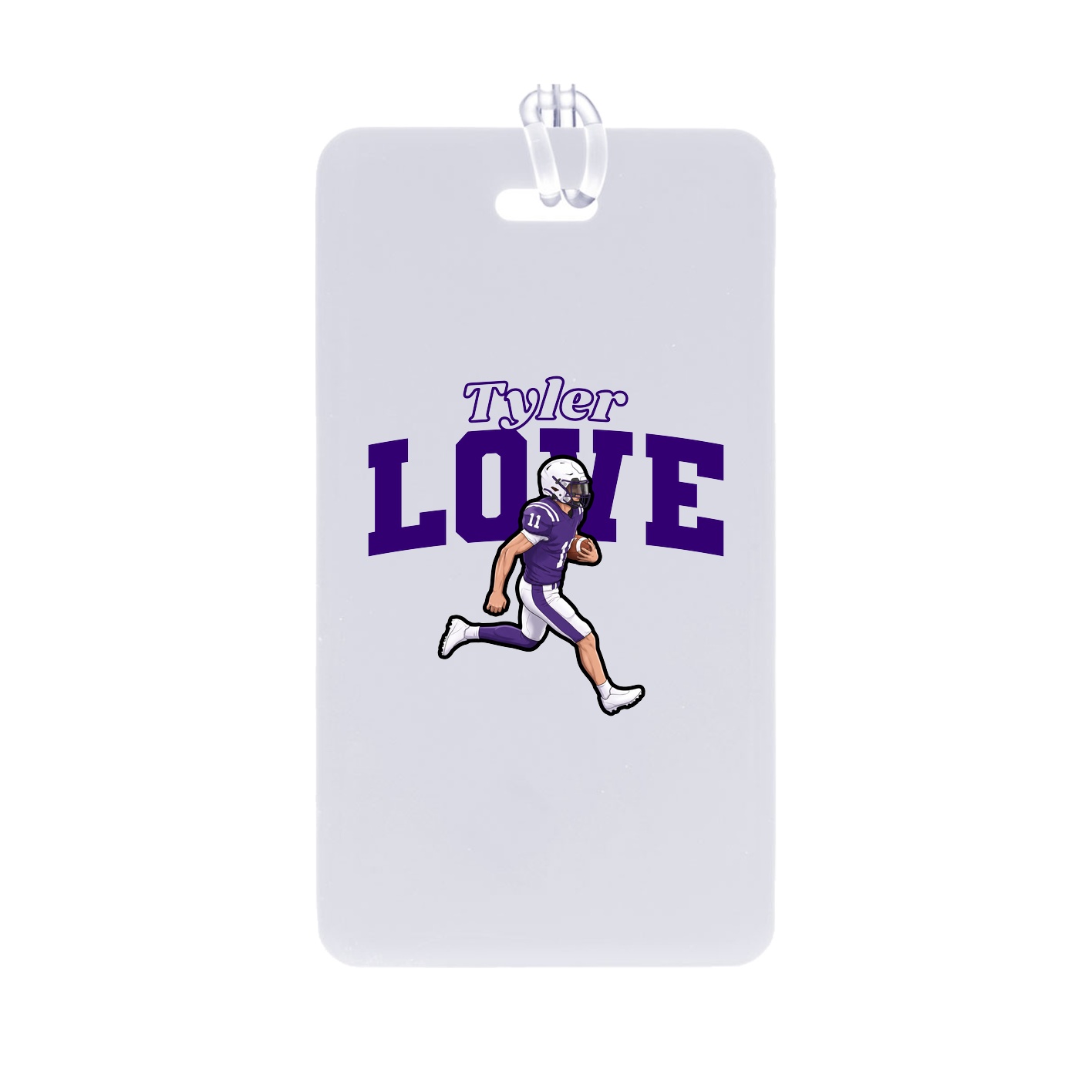 Bag Tag — Name Arch in Classic
