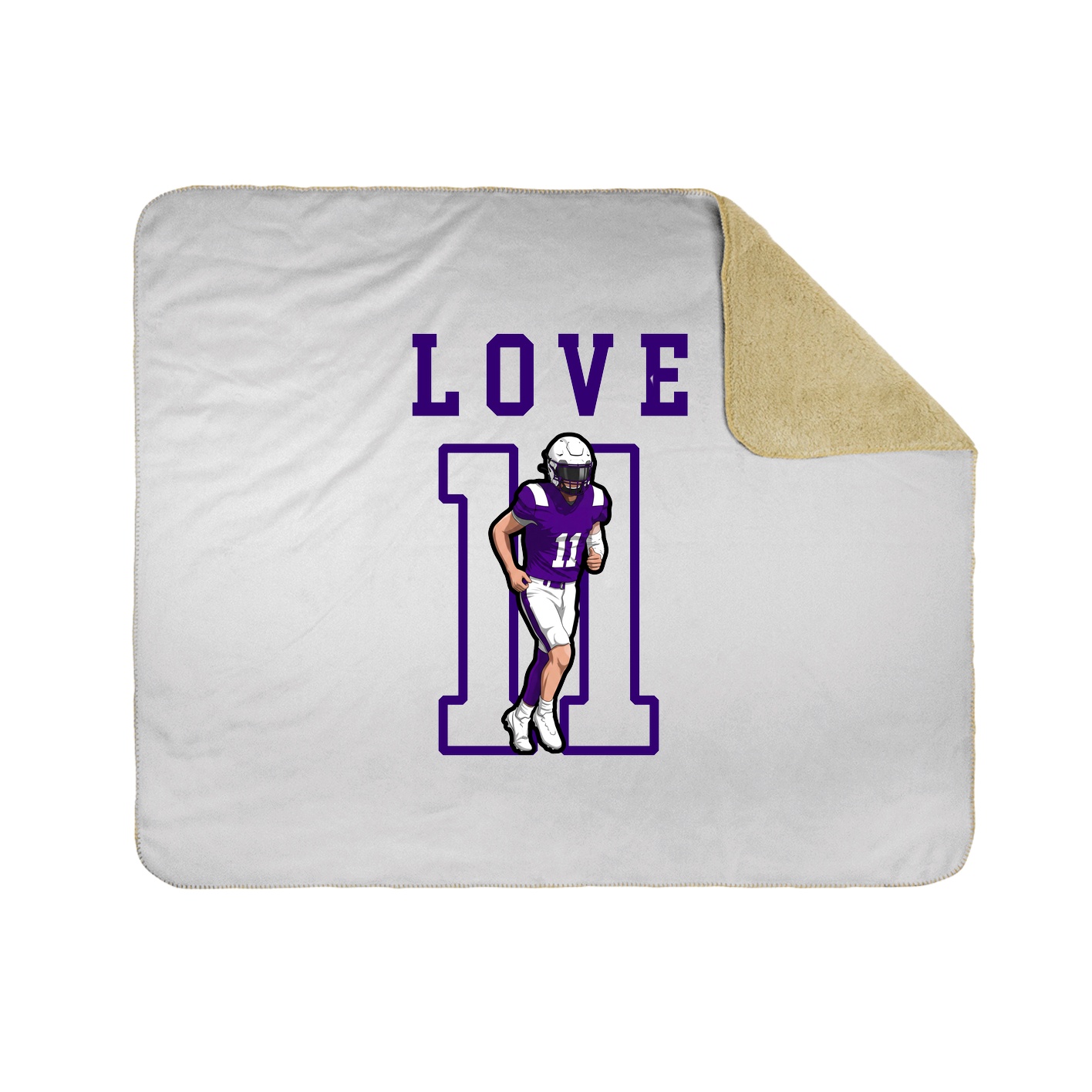 Throw Blanket — Shirsey in White