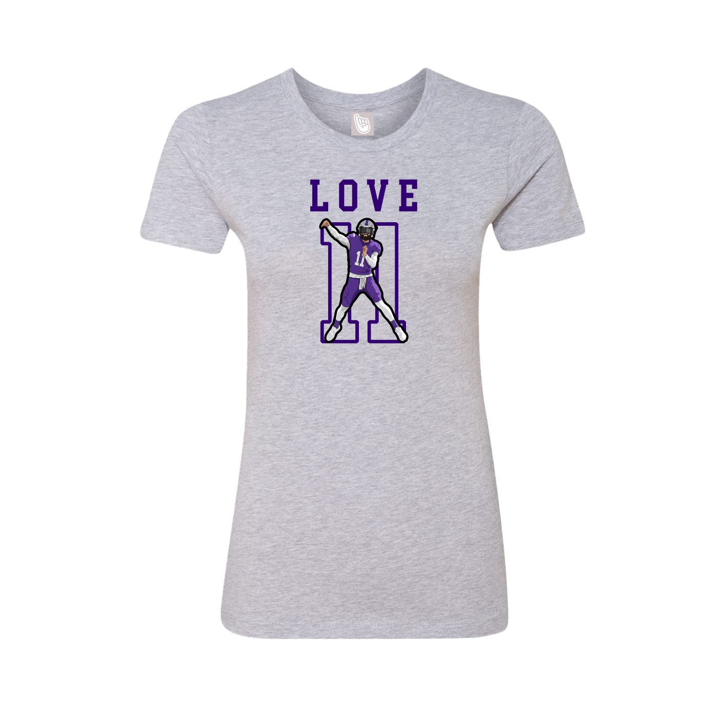 Fitted Women's Tee — Shirsey in Grey
