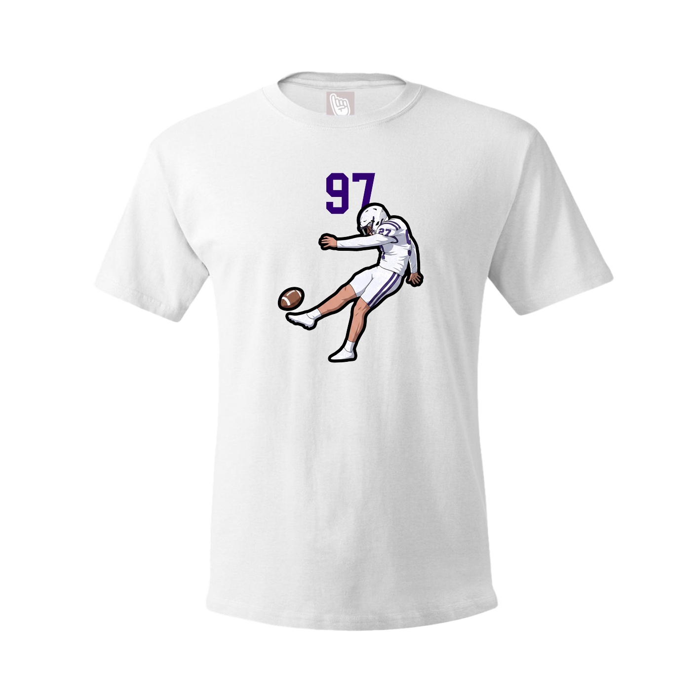 Tee — Number Top in White