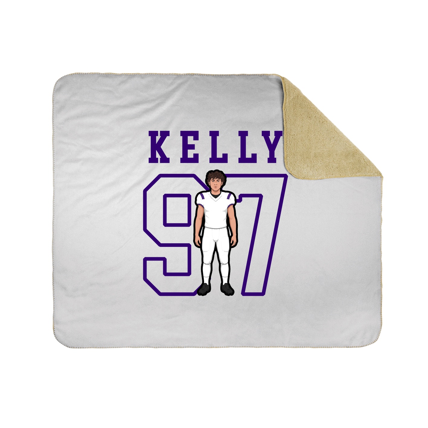 Throw Blanket — Shirsey in White