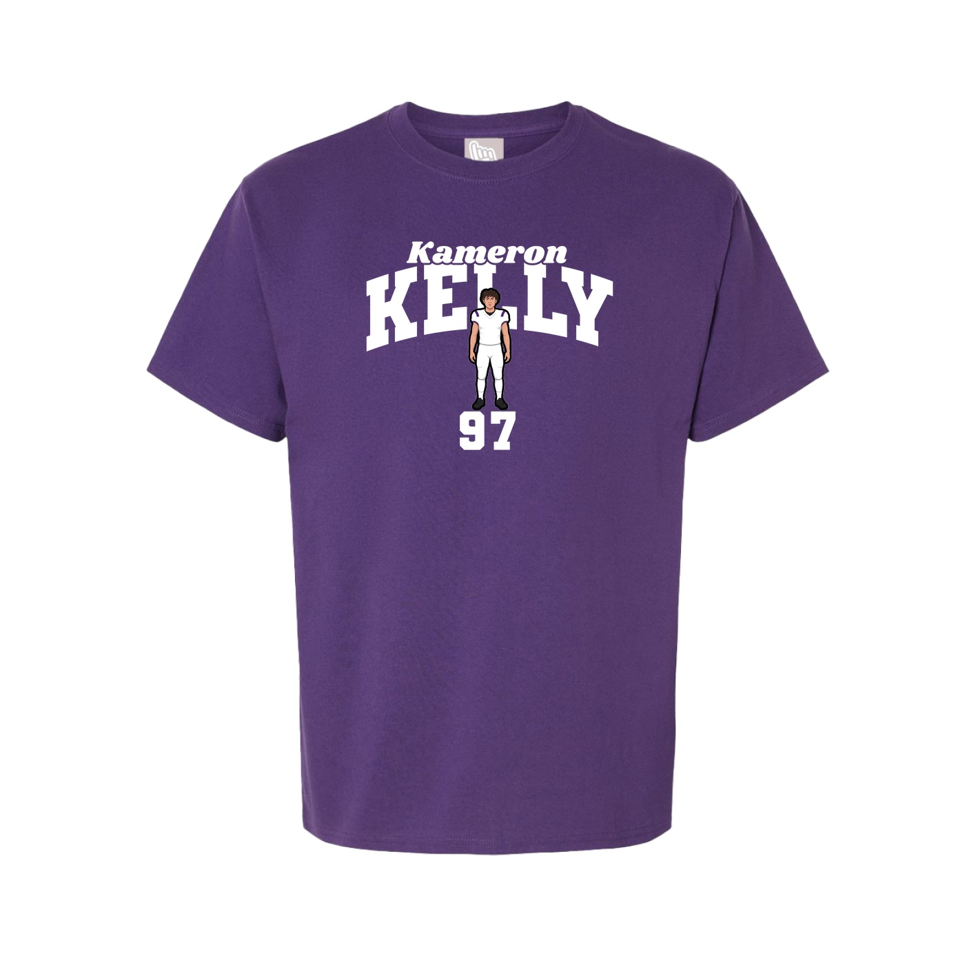 Youth Tee — Signature Arch in Purple