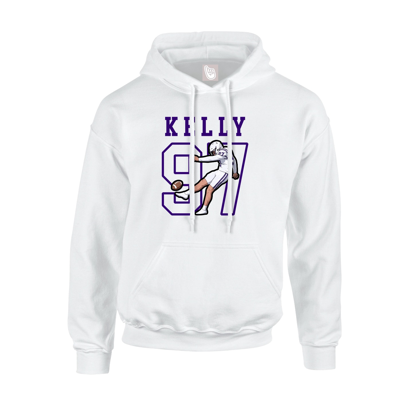 Hoodie — Shirsey in White
