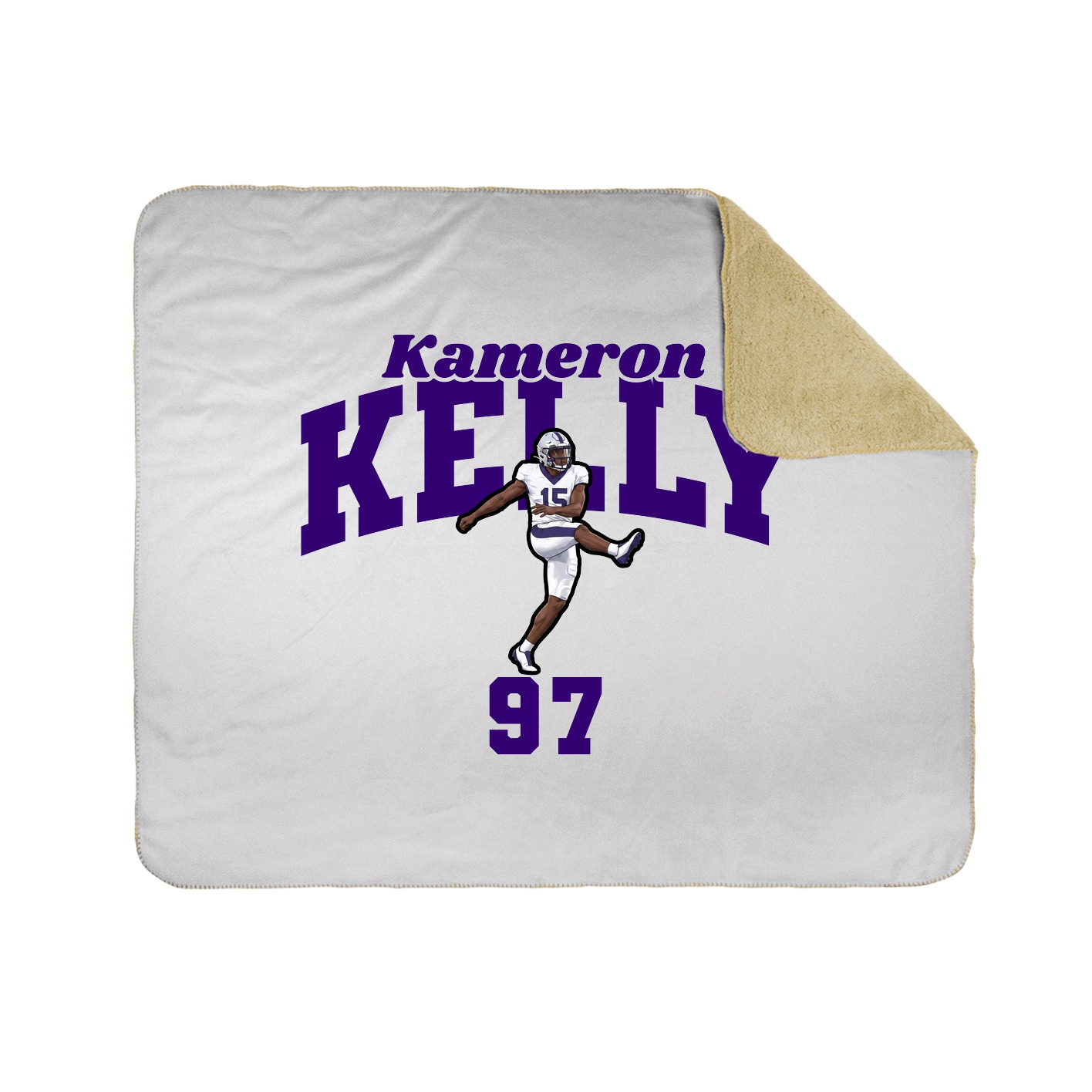 Throw Blanket — Signature Arch in White